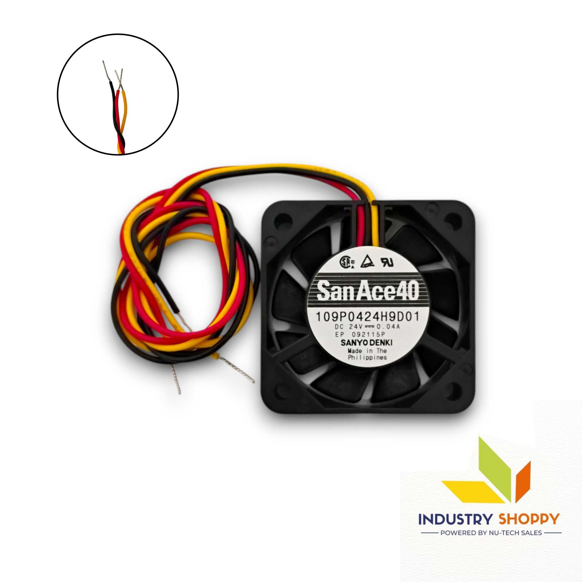 Sanyo Denki 109P0424H9D01 DC Fan
