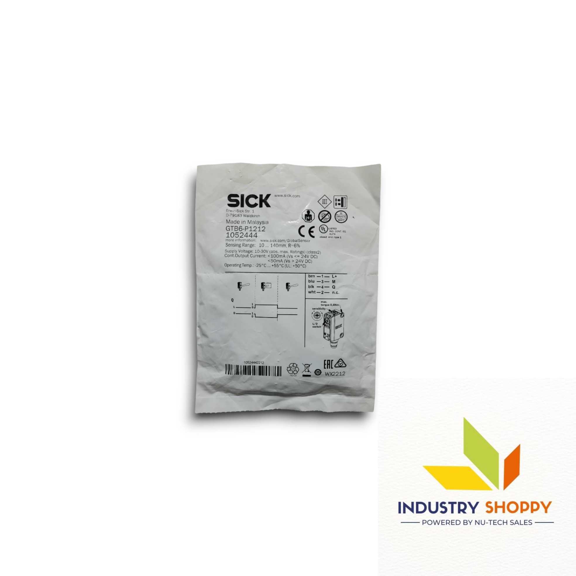 Sick GTB6-P1212 Photoelectric Sensor