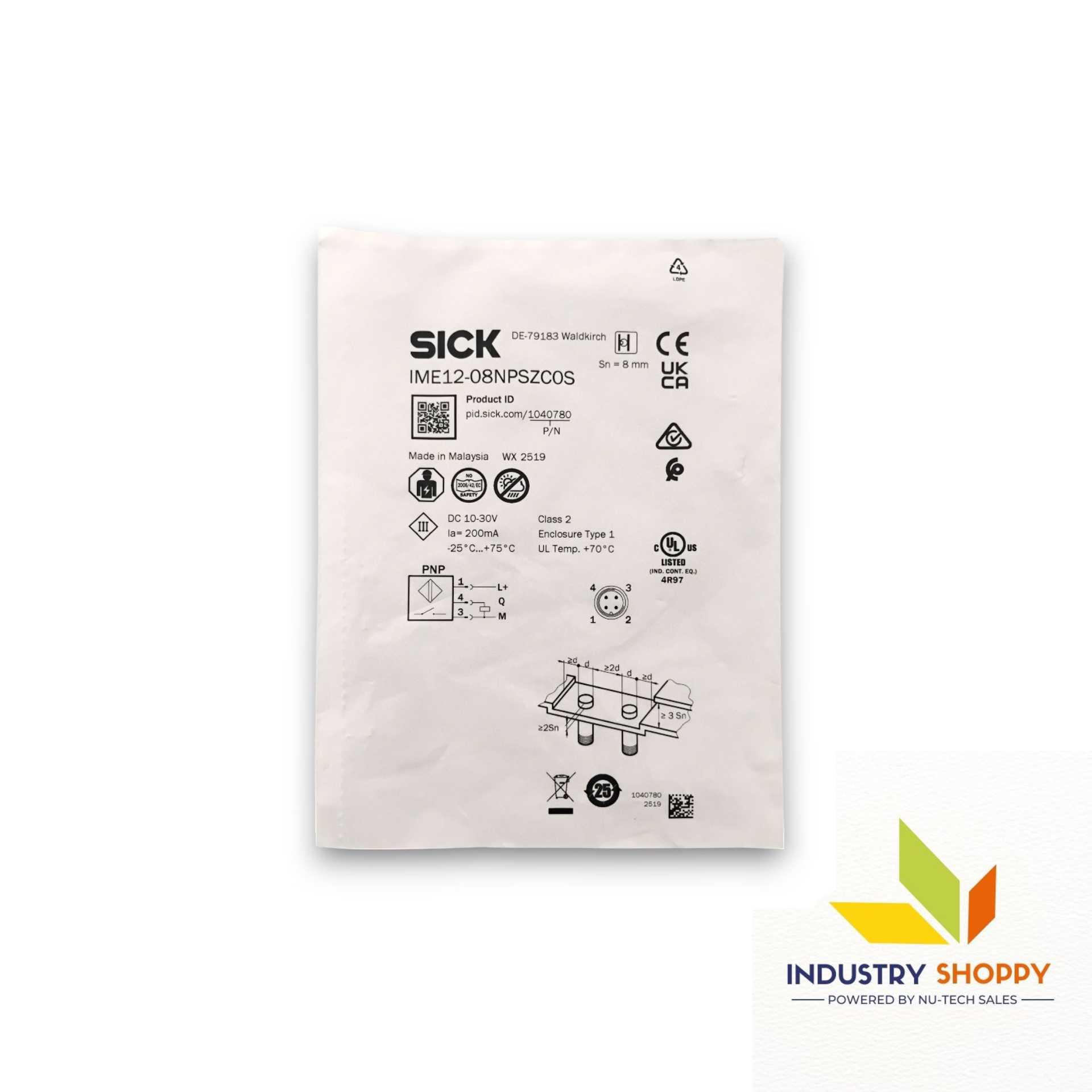 Sick IME12-08NPSZC0S Proximity Sensor