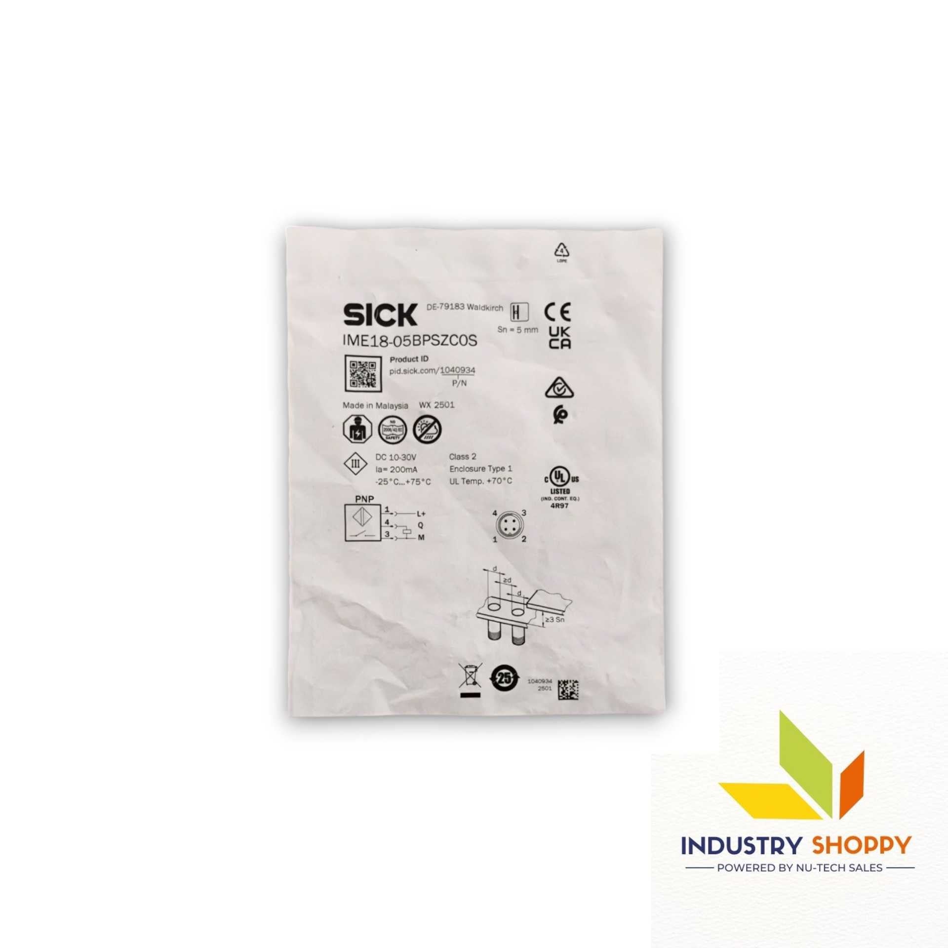 SICK IME18-05BPSZC0S Proximity Sensor