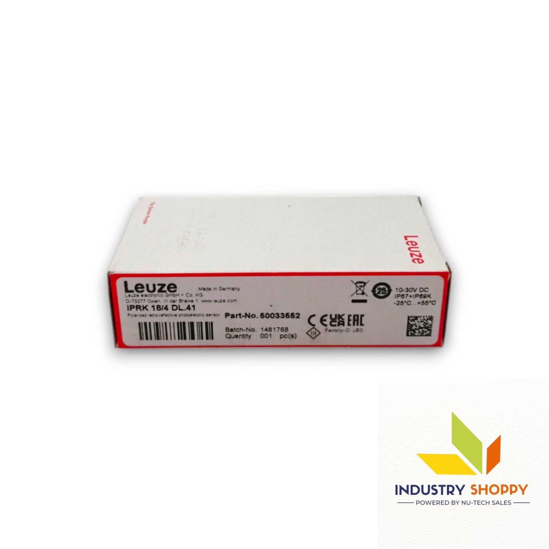 Leuze IPRK18/4DL.41 Photoelectric Sensor