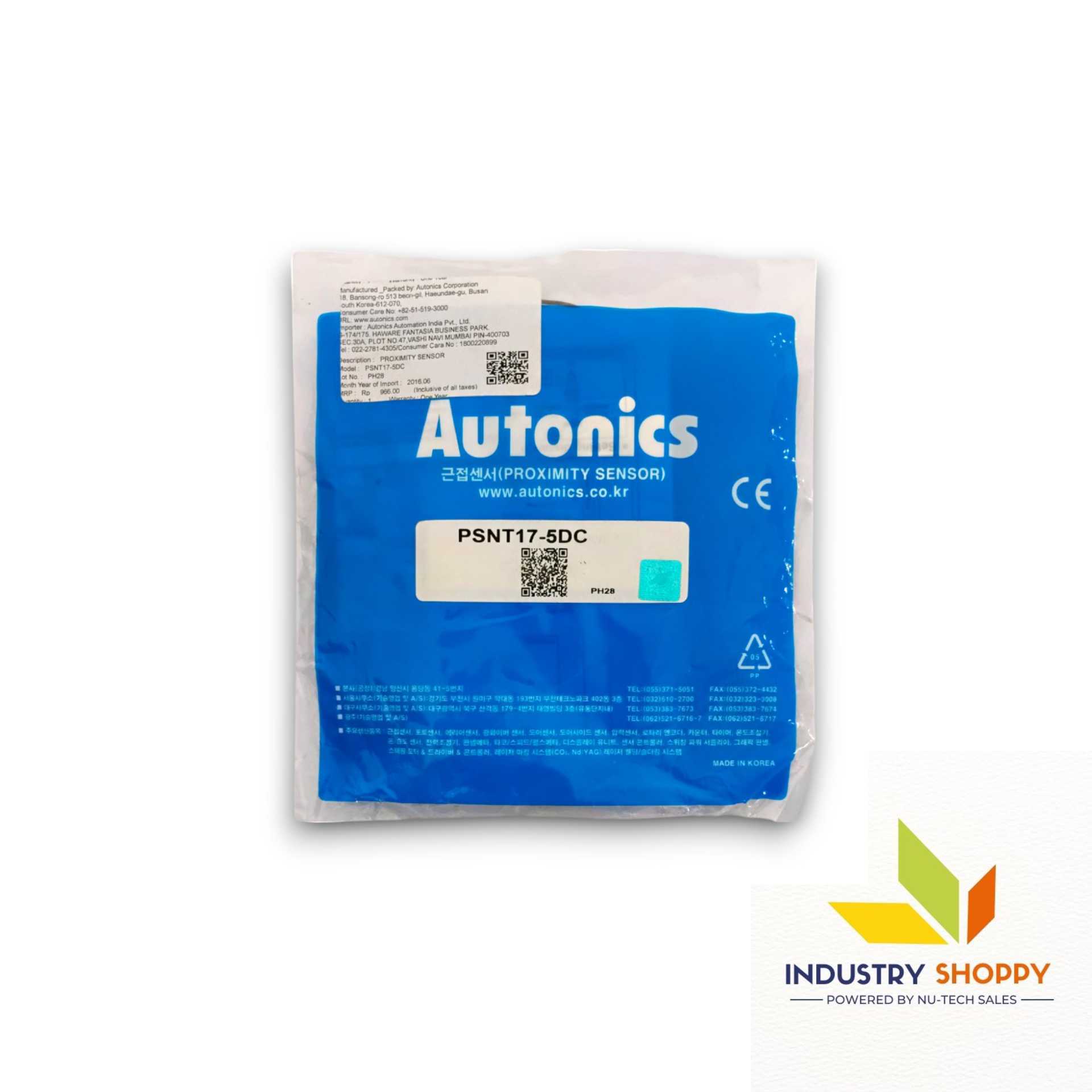 Autonics PSNT17-5DC Proximity Sensor