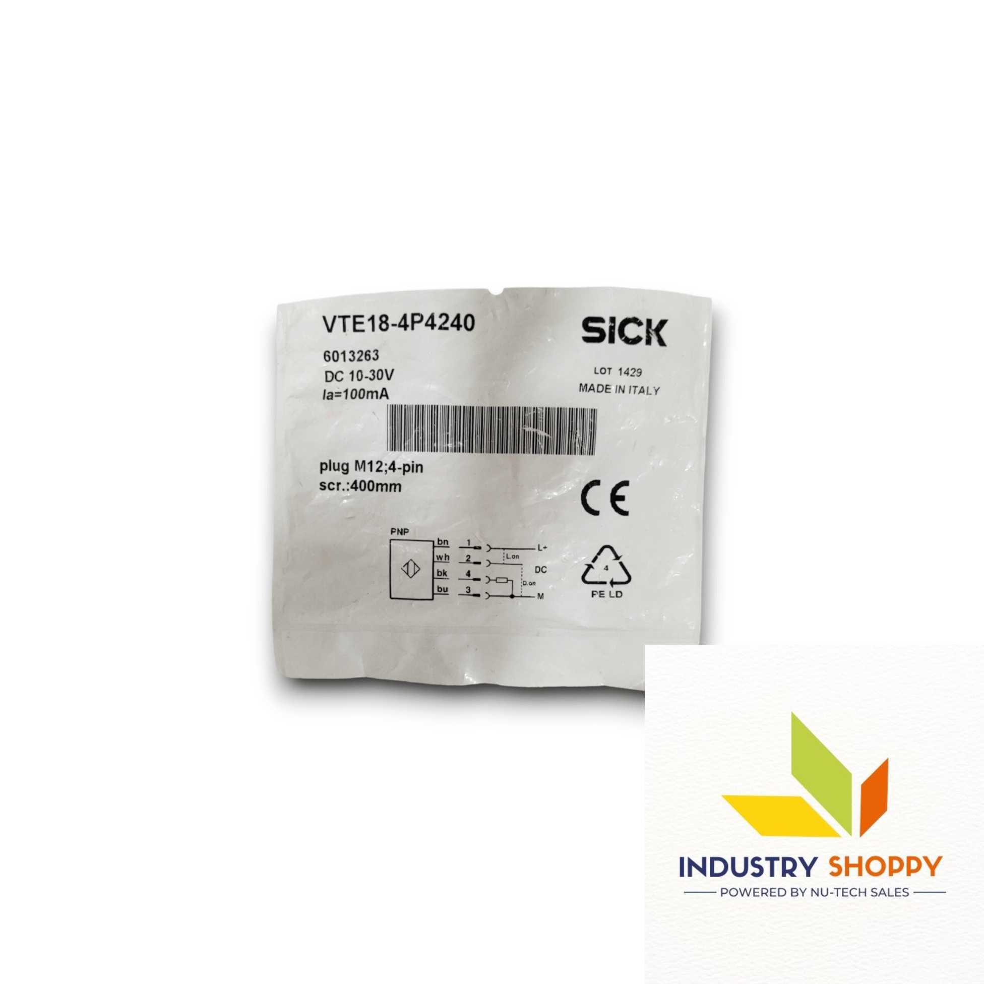 Sick VTE18-4P4240 Photoelectric Sensor
