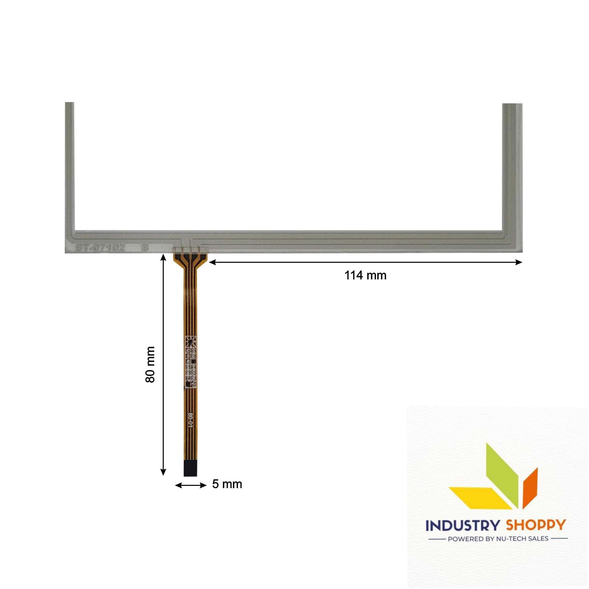 NTS 164mm×103mm Resistive Touch Screen
