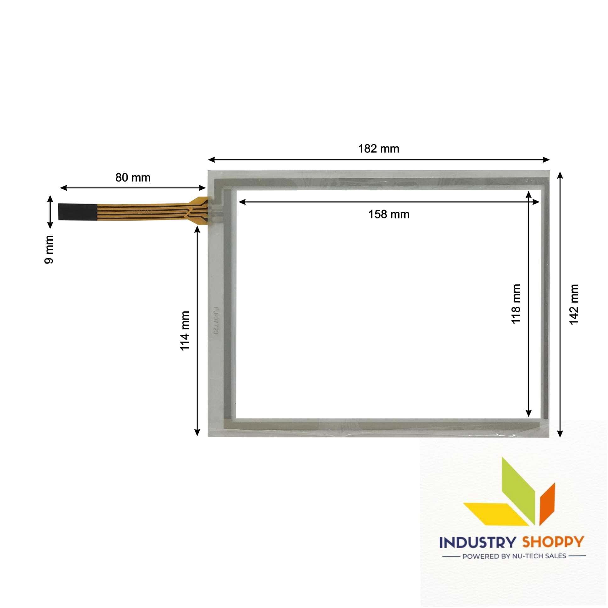 Touch Screen 183x144mm for ABB HMI Panel