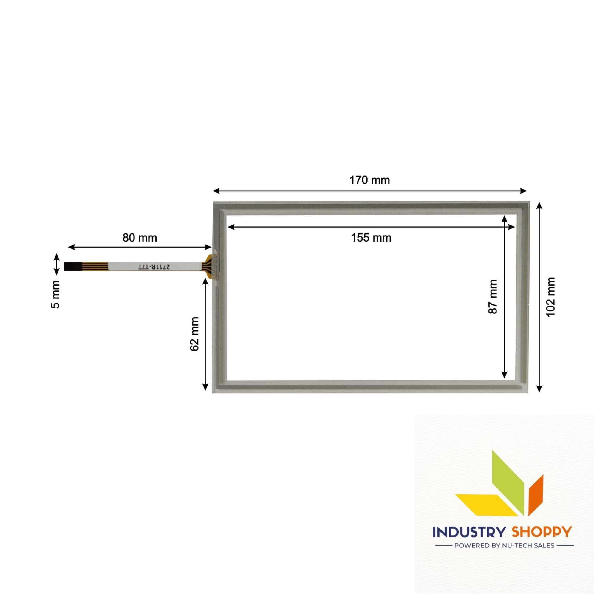 Touch Screen for Allen-Bradley 2711R-T7T