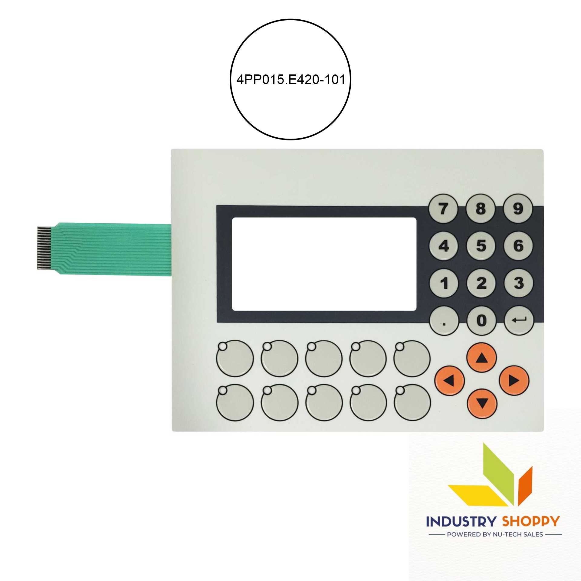 Keypad for B&R 4PP015.E420-101 HMI Panel