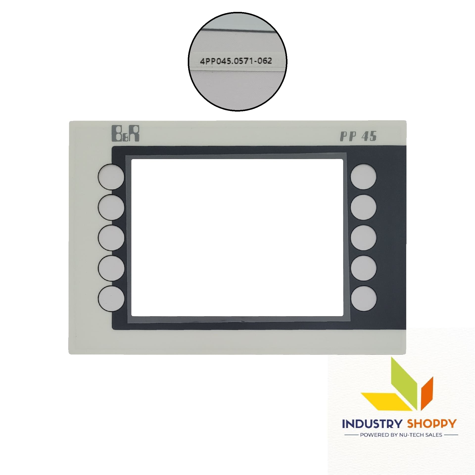 Overlay Film for B&R 4PP045.0571-062 HMI Panel