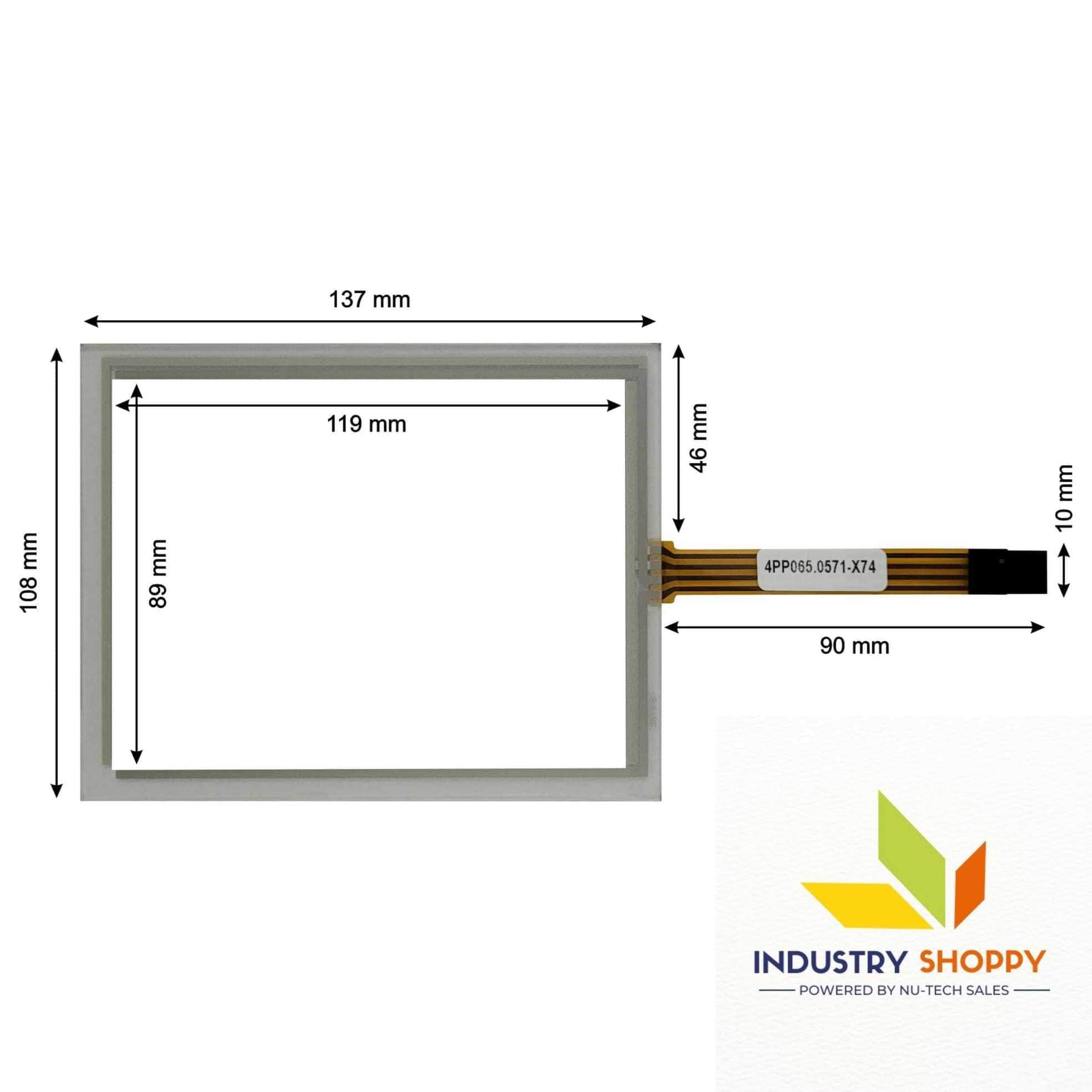 Touch Screen for B&R 4PP065.0571-X74