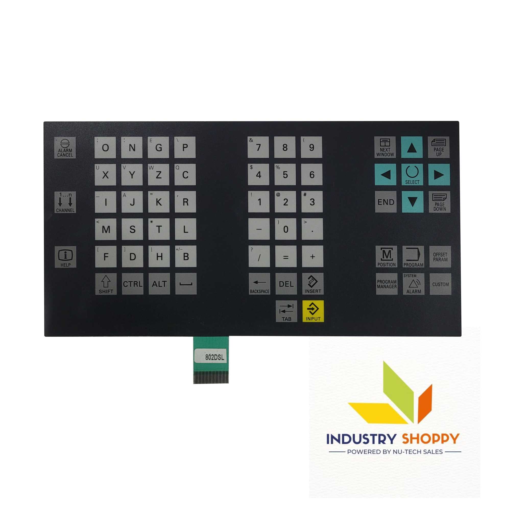 Keypad for Siemens Sinumerik 802D CNC Controller - Horizontal Type