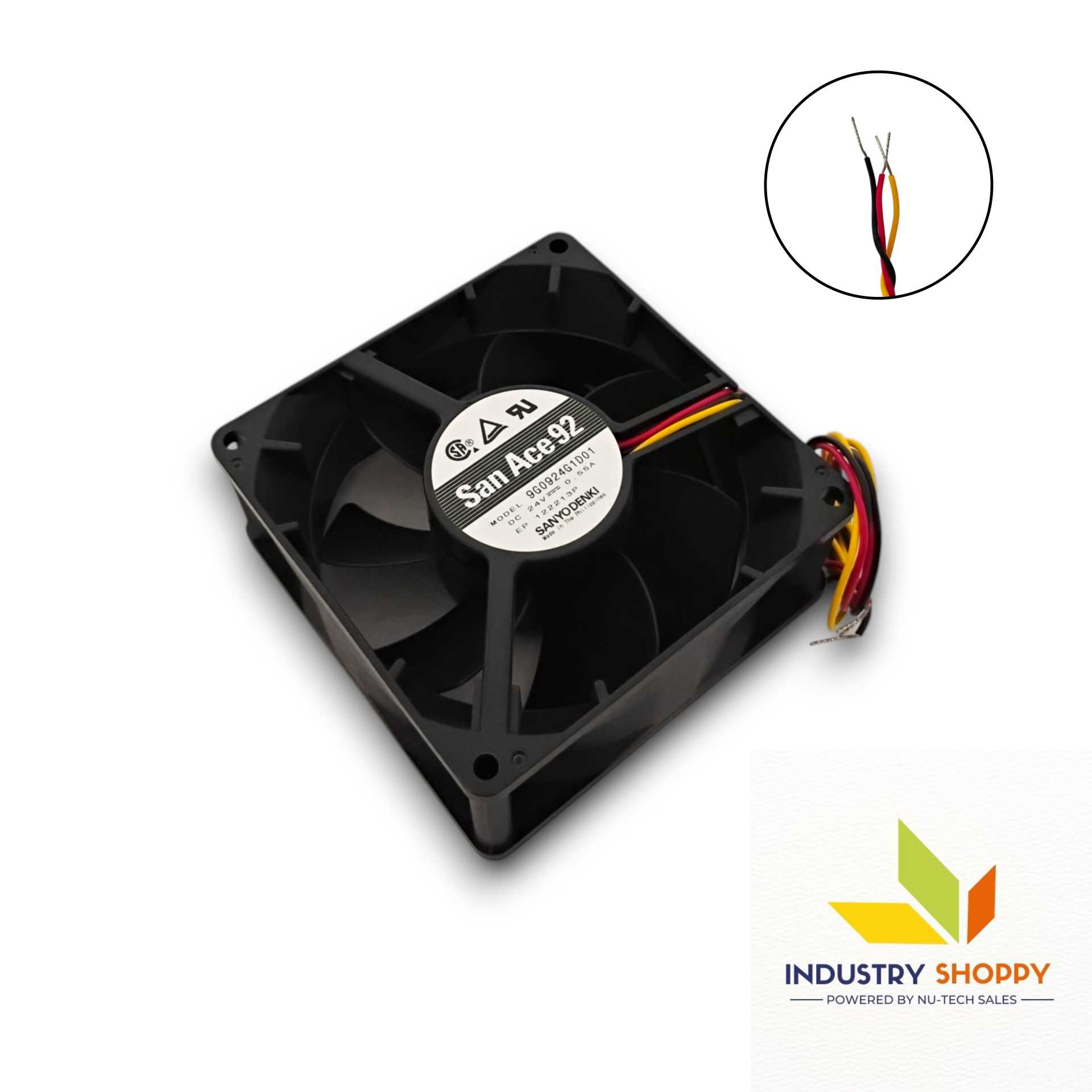 Sanyo Denki 9G0924G1D01 24VDC Fan
