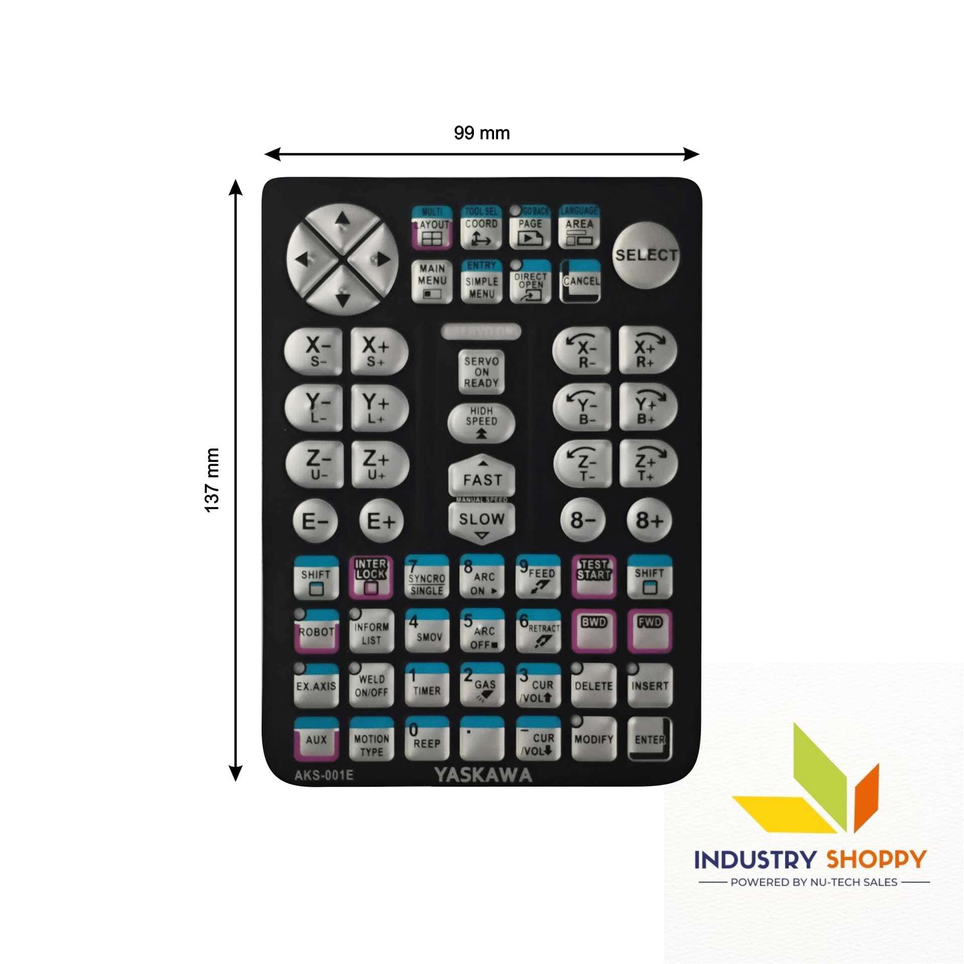 Keysheet for Yaskawa AKS-001E