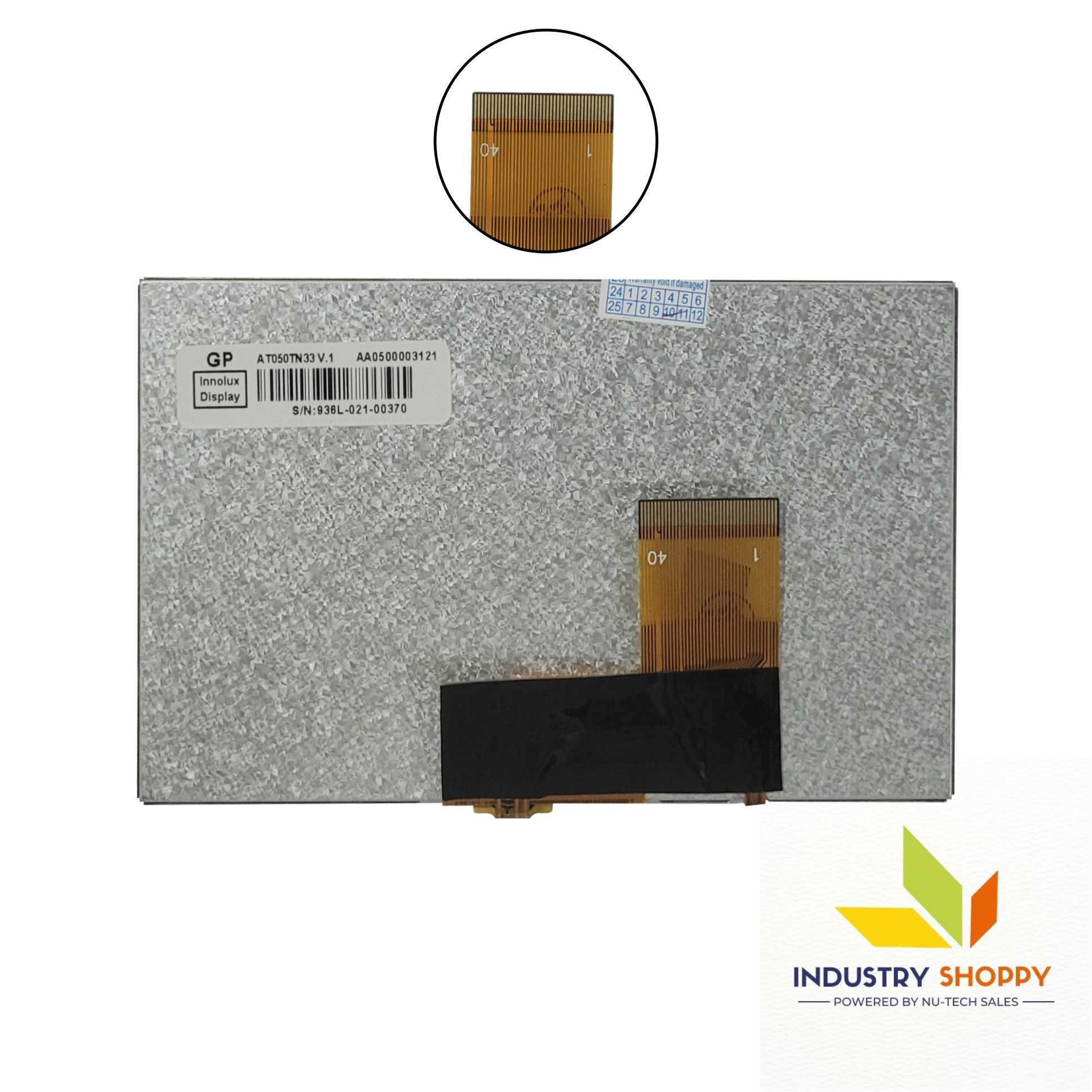 Innolux AT050TN33-V.1 LCD Module with touch screen