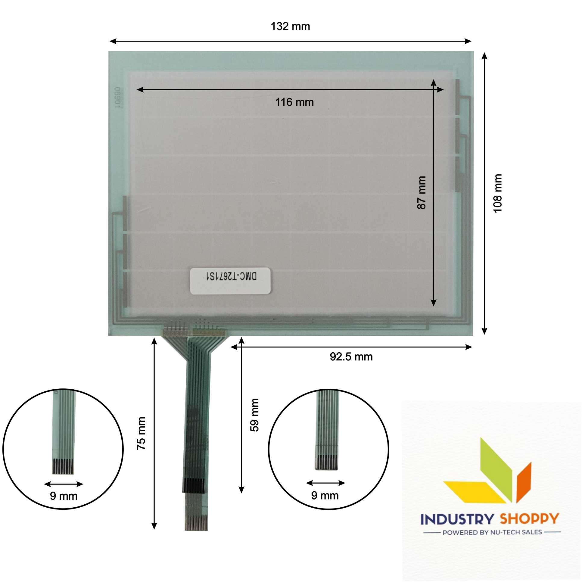 NTS DMC-T2671S1 Touch Screen