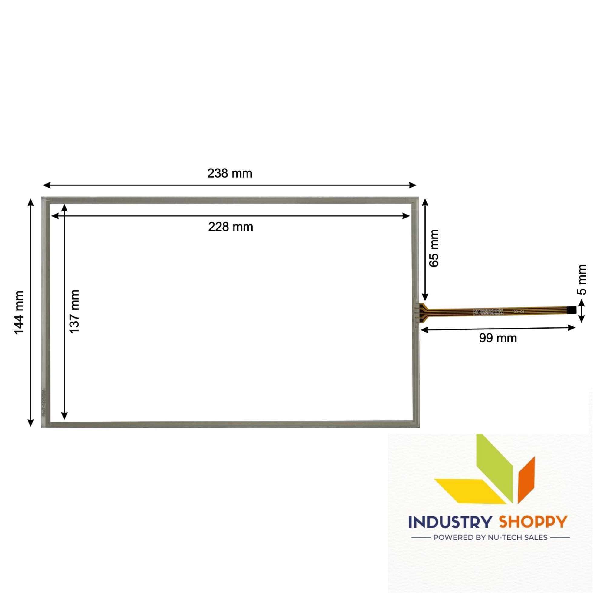 Touch Screen for Delta DOP-B10S615 HMI Controller