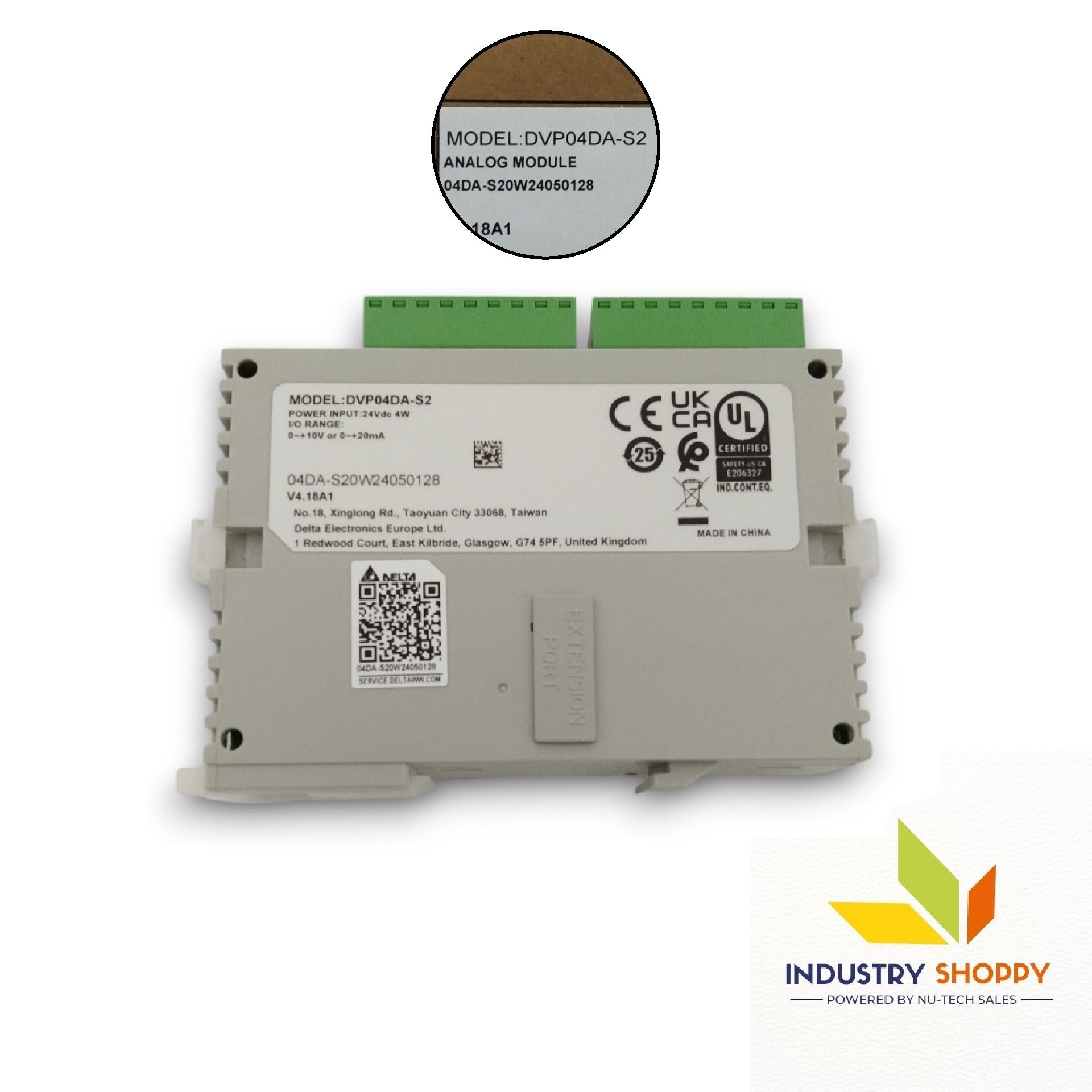 Delta DVP04DA-S2 PLC