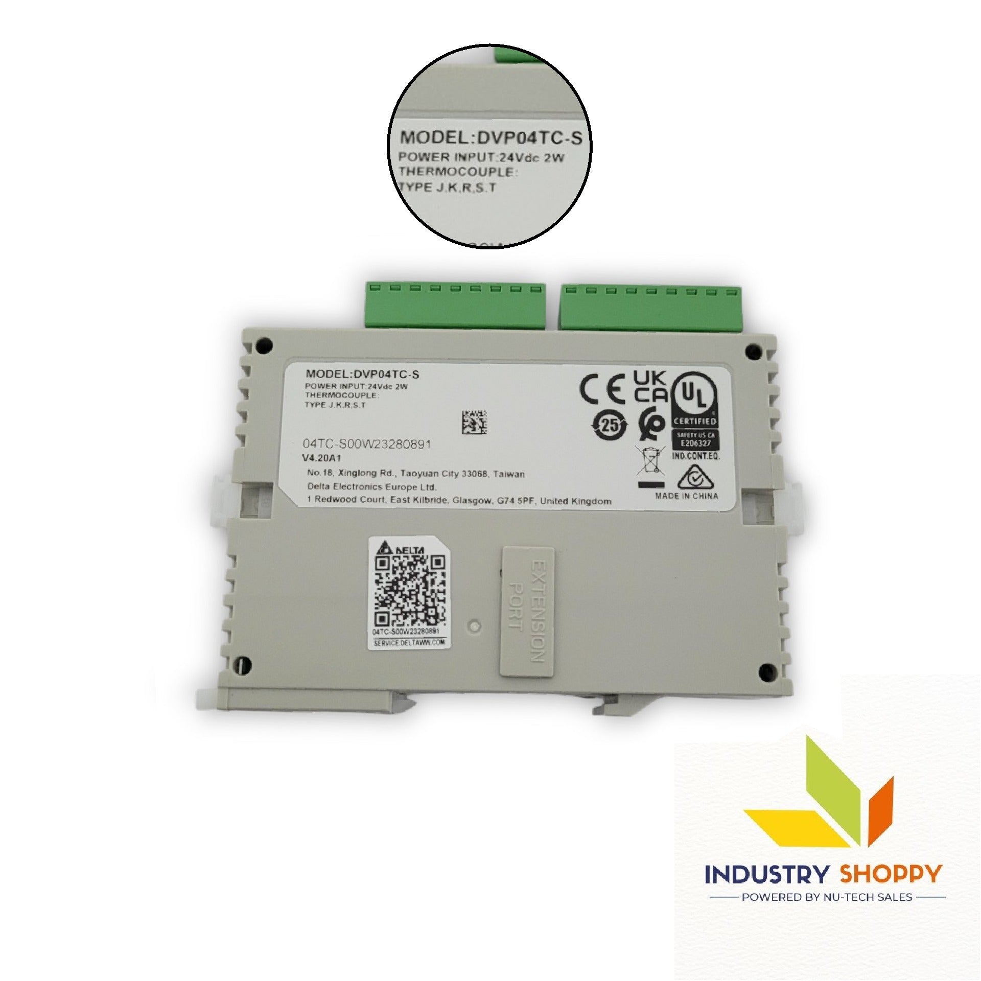 Delta DVP04TC-S PLC Module
