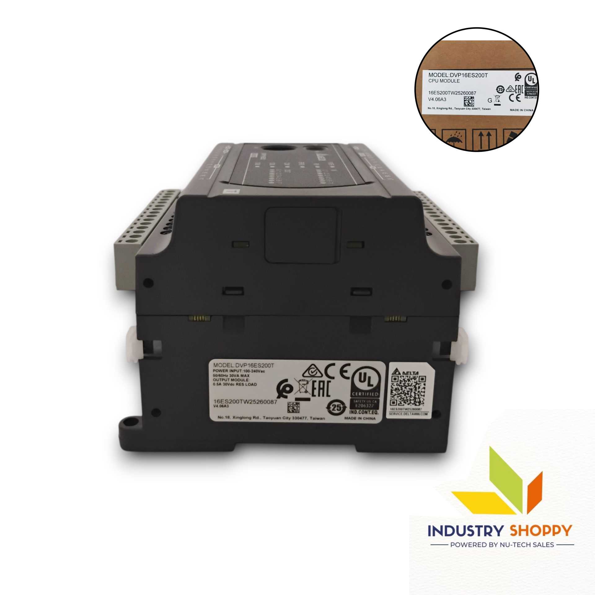 Delta DVP16ES200T PLC Module