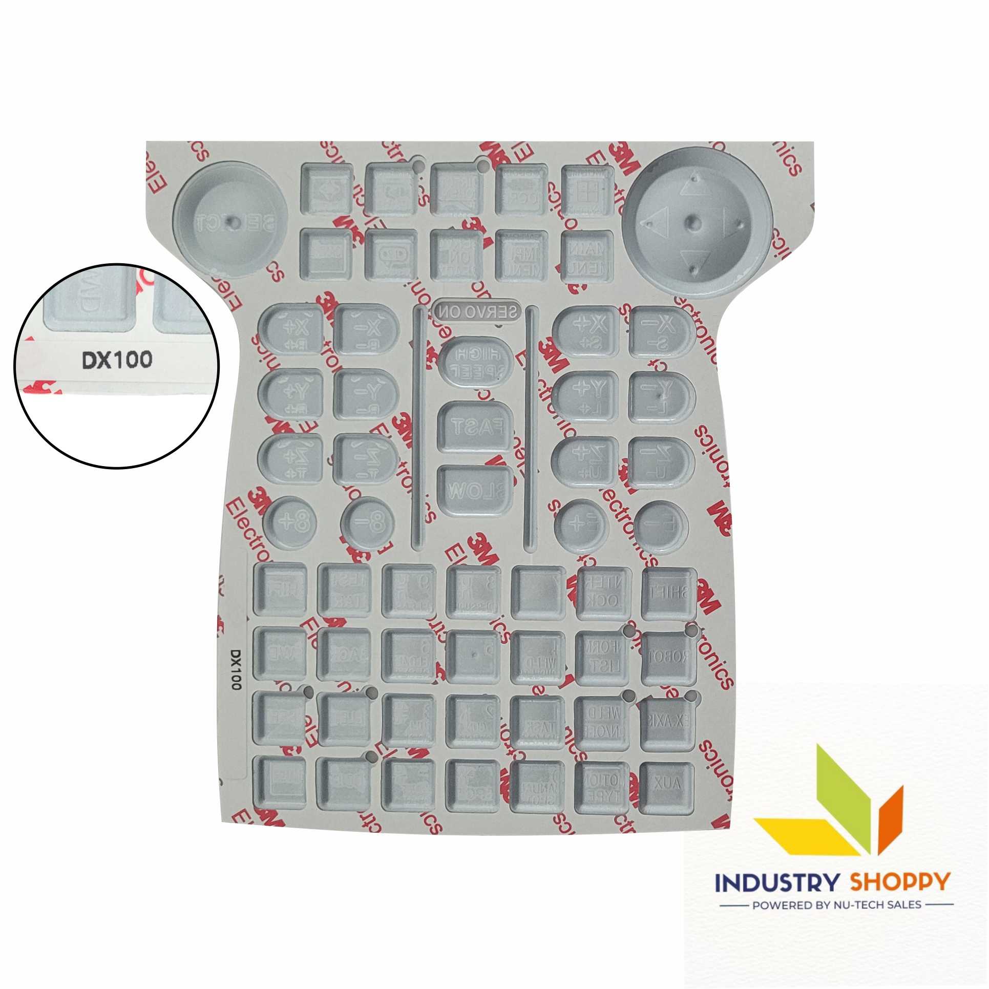 Keysheet for Yaskawa Motoman Robot DX100 Teach Pendant