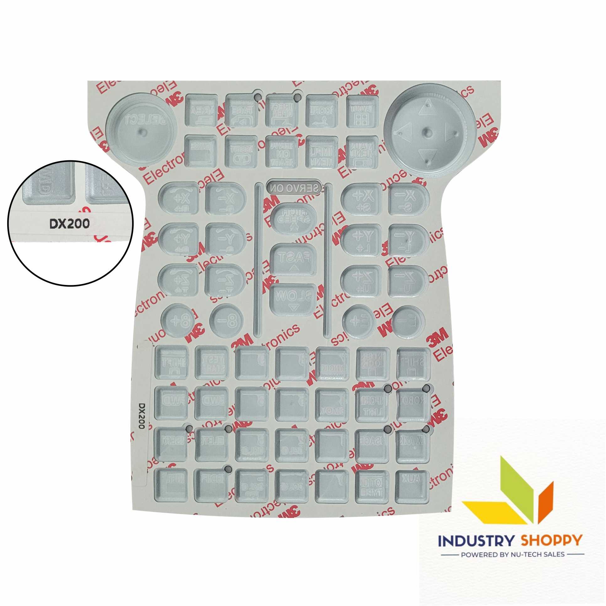 Keysheet for Yaskawa Motoman Robot DX200 Teach Pendant