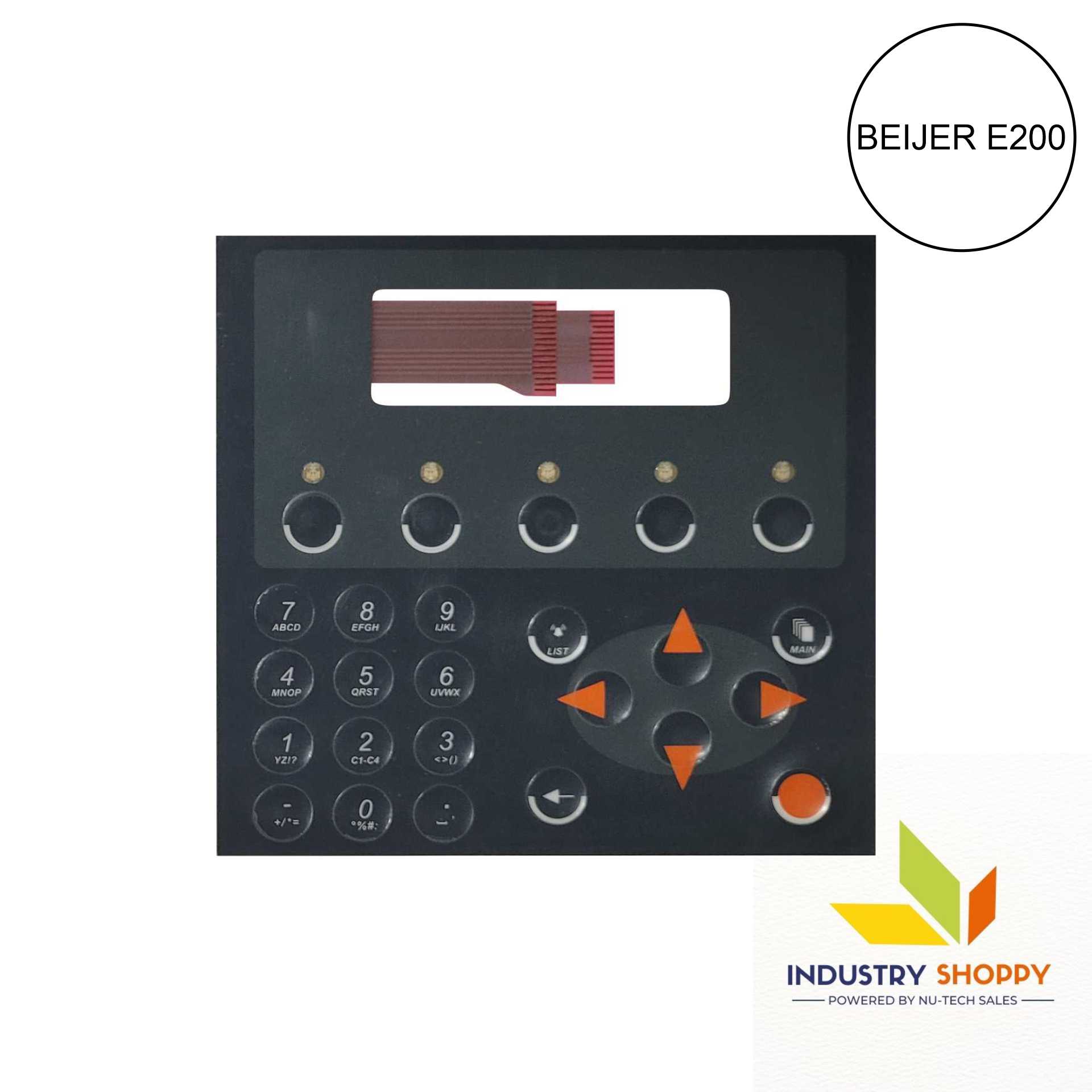 Keypad for Beijer E200 HMI Panel