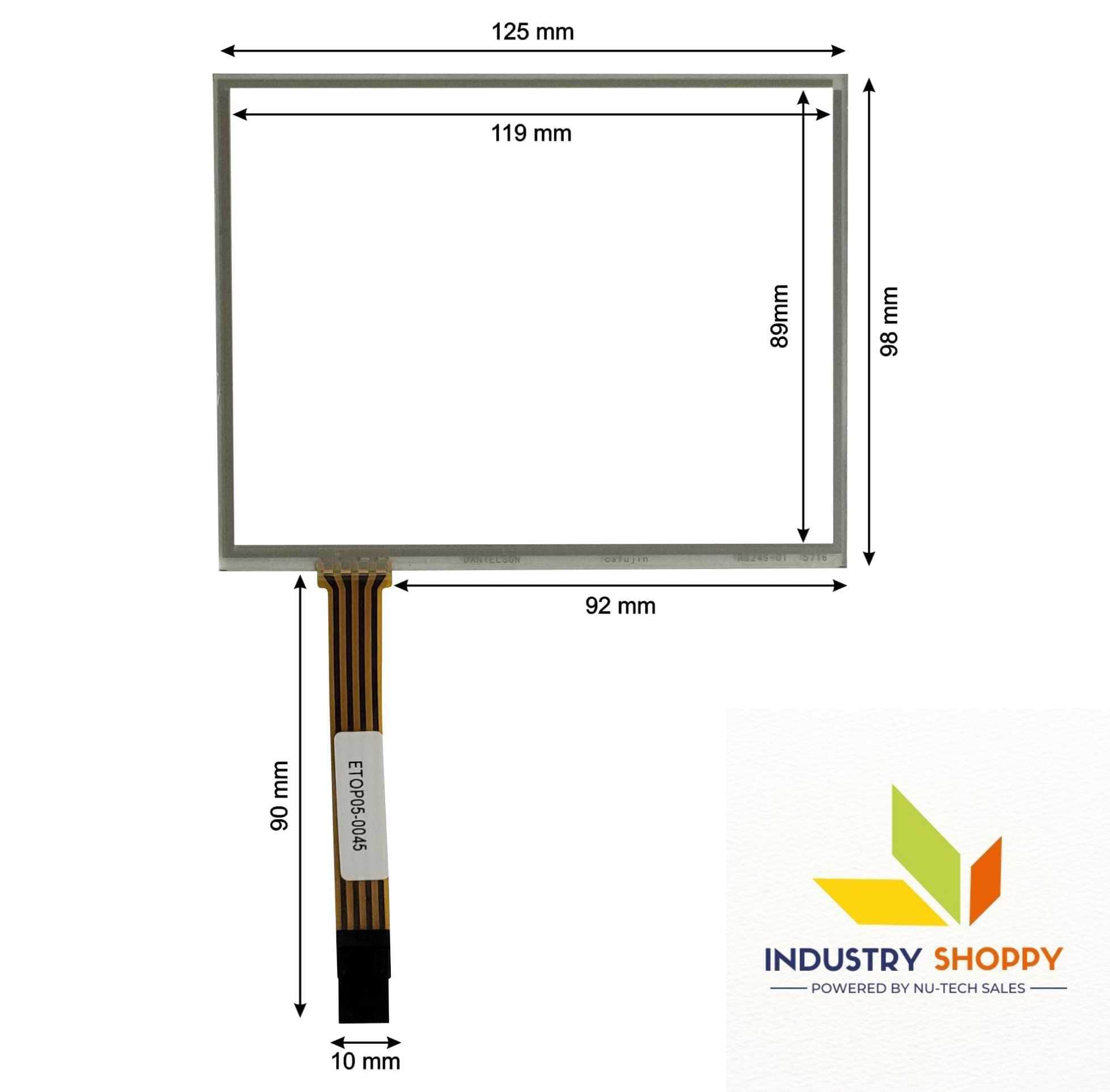 Touch Screen for UNIOP eTOP05-0045