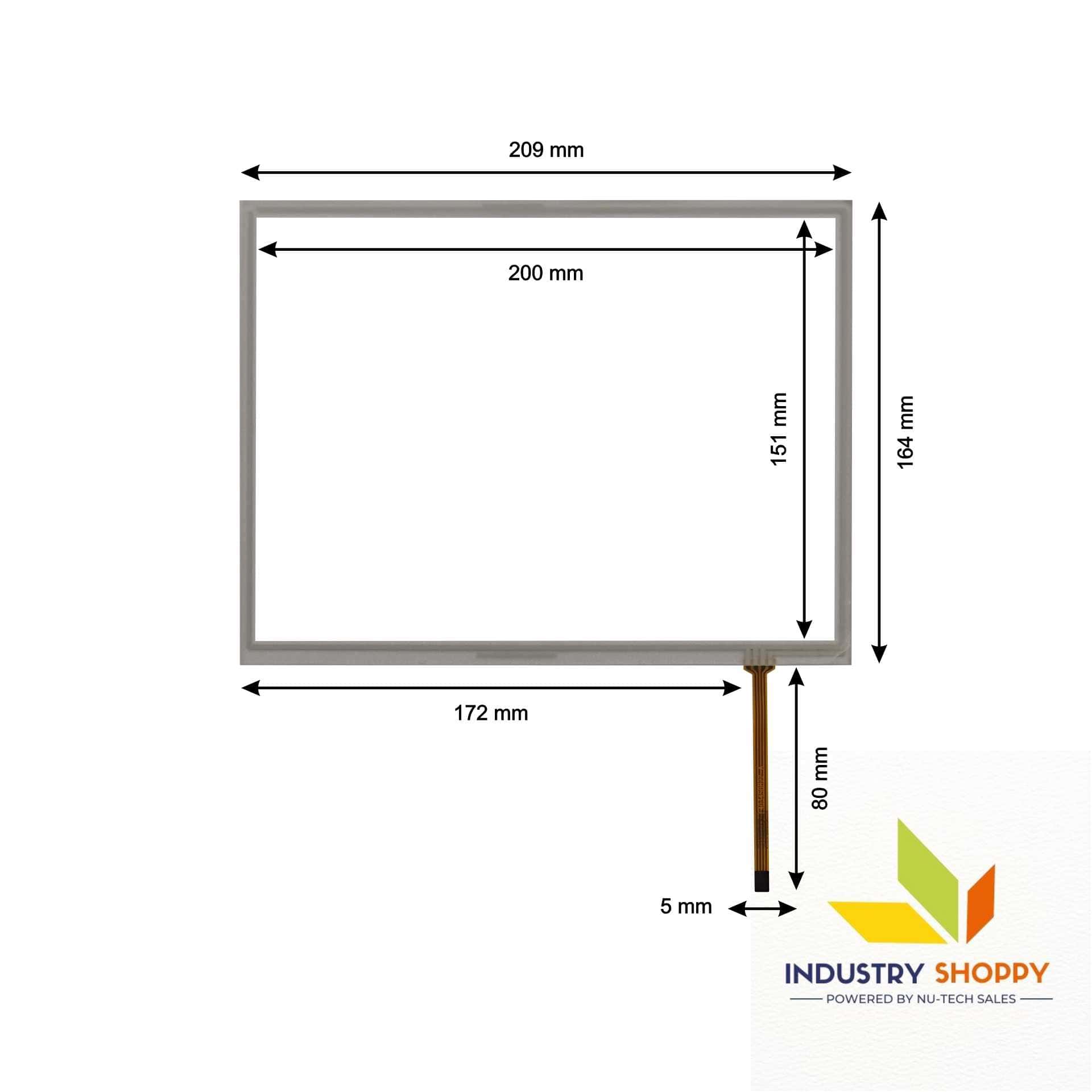 Touch Screen for FLEXEM FE4097IE HMI Panel