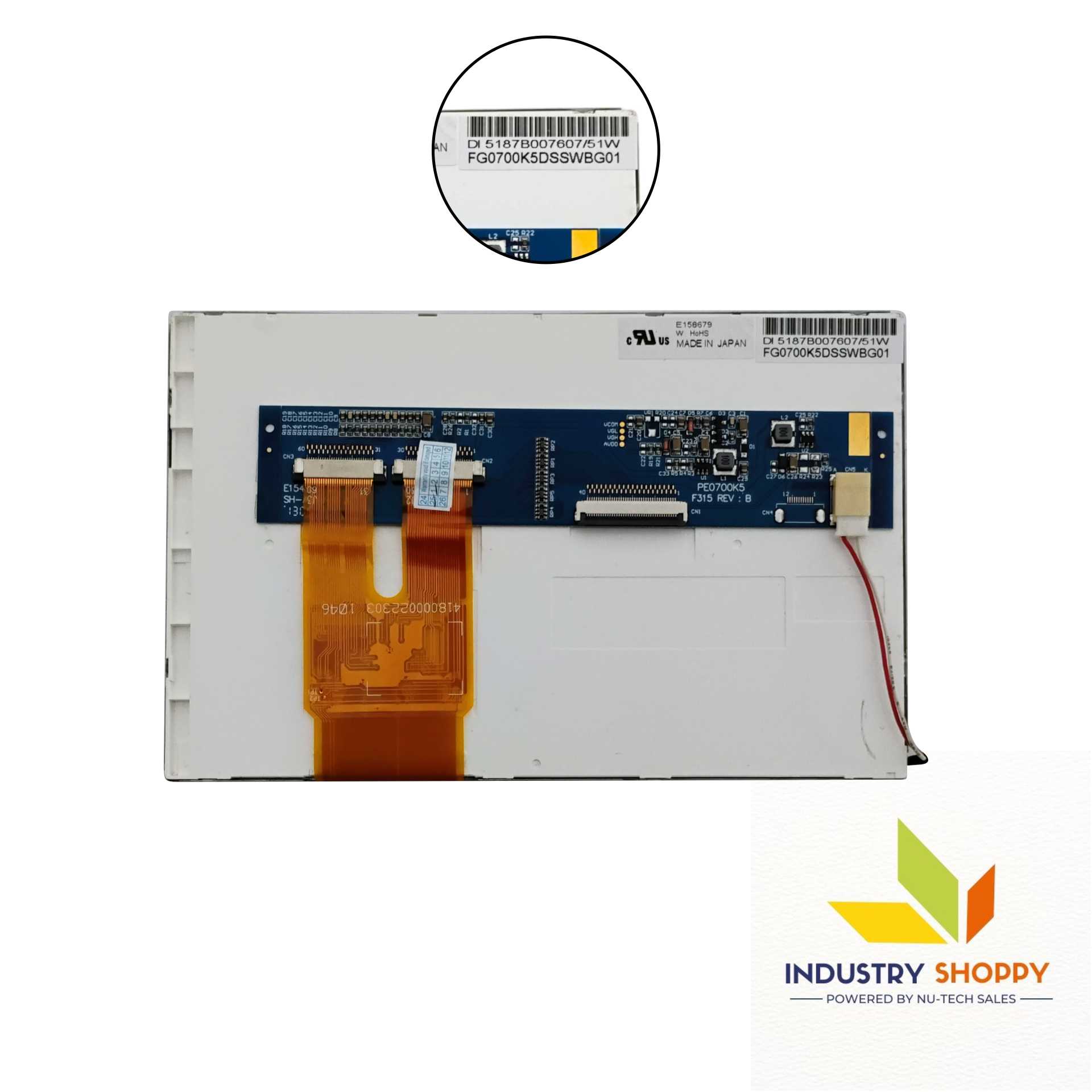 NTS FG0700K5DSSWBG01 LCD Module