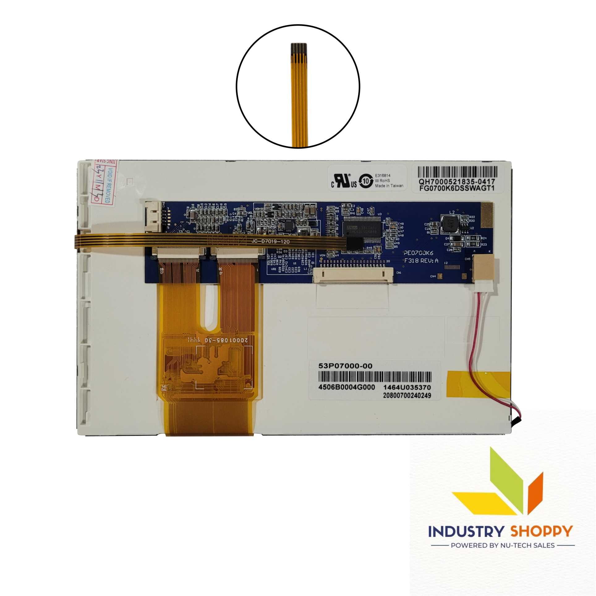 Data Image FG0700K6DSSWAGT1 LCD Module with Touch