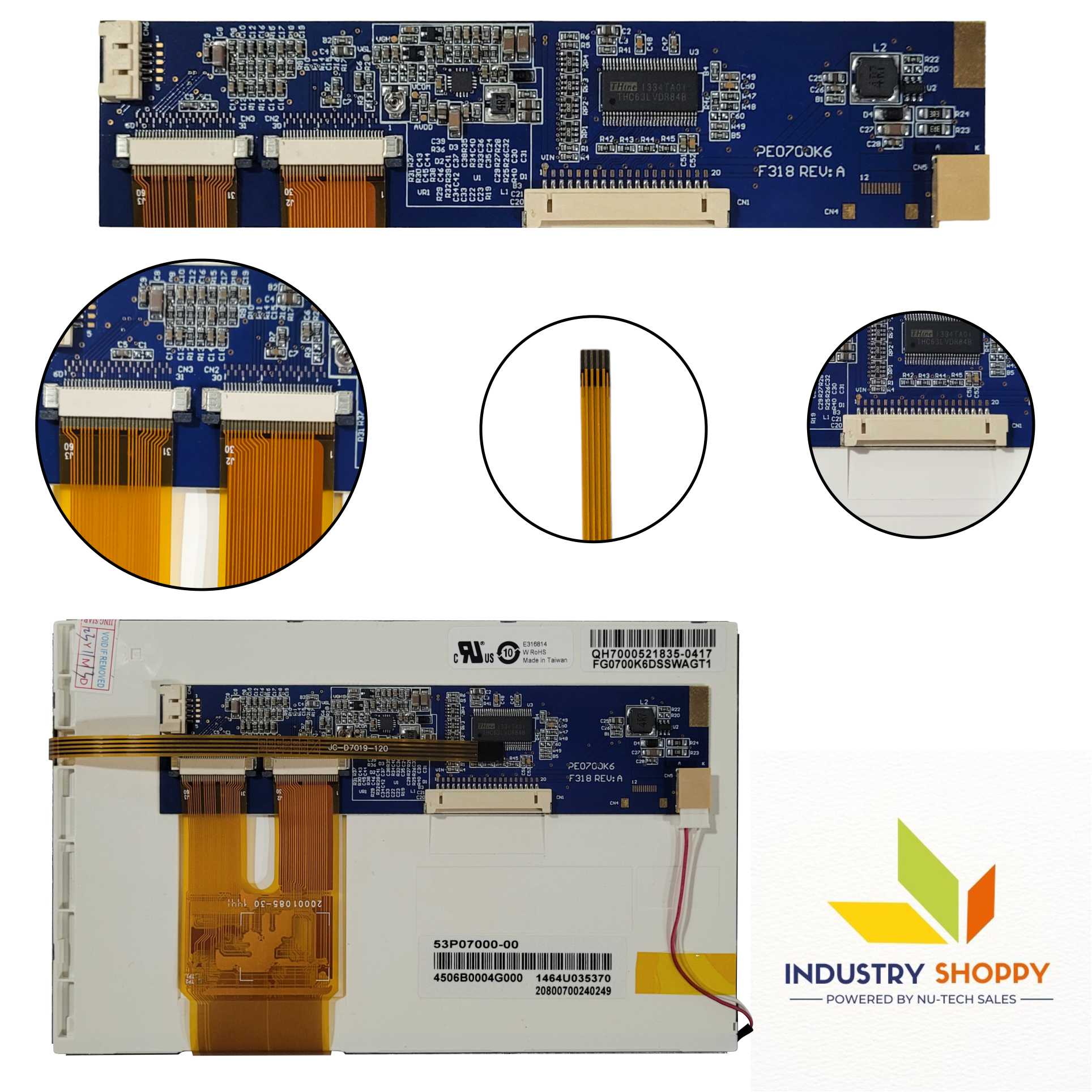Data Image FG0700K6DSSWAGT1 LCD Module with Touch