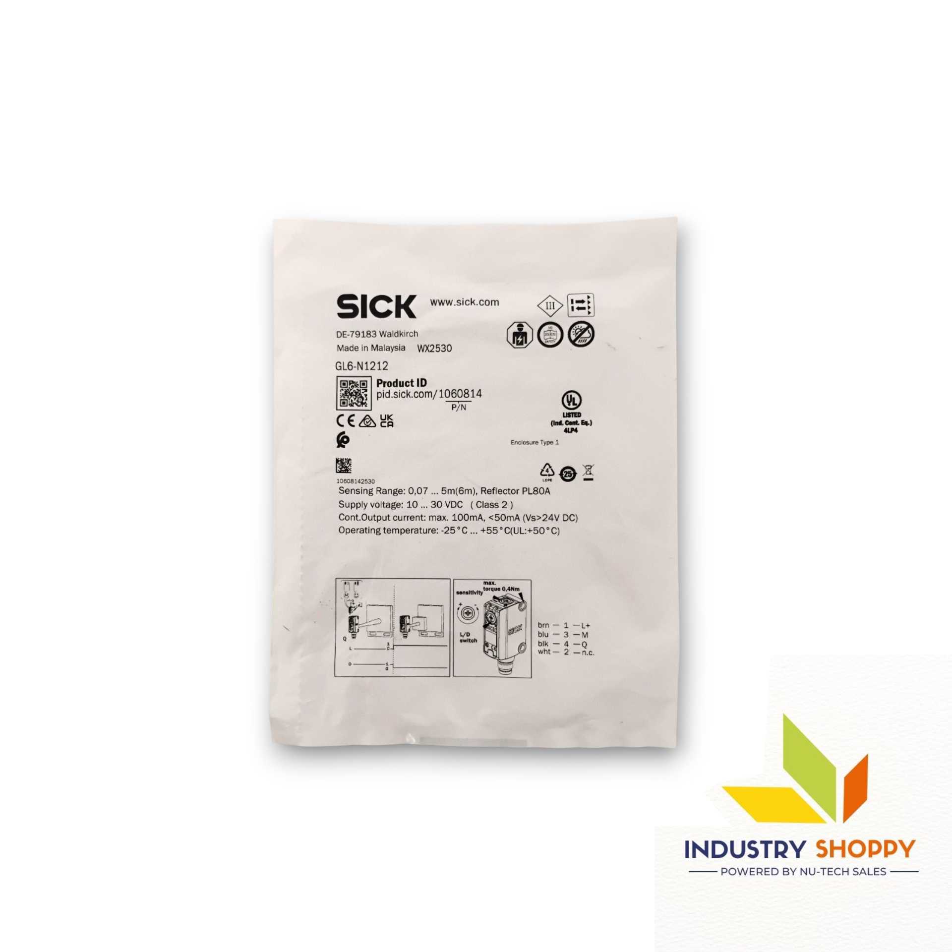 Sick GL6-N1212 Photoelectric Sensor