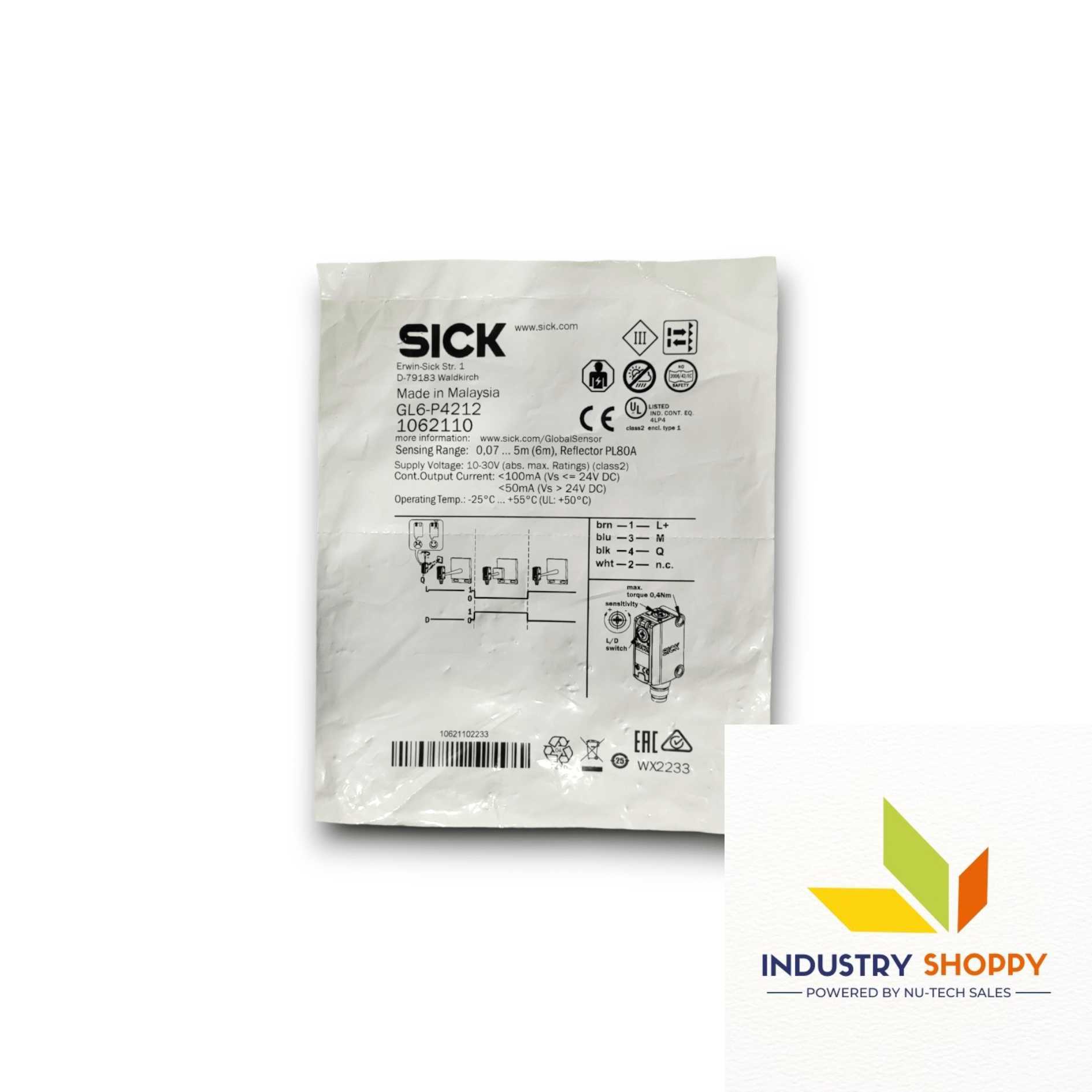 Sick GL6-P4212 Photoelectric Sensor