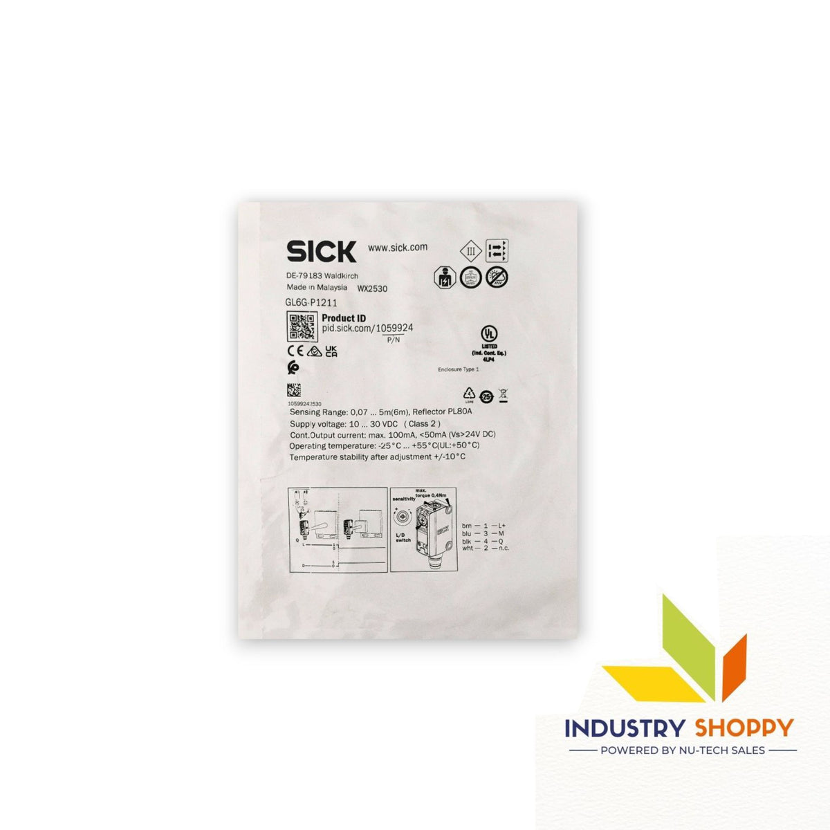 Sick GL6G-P1211 Photoelectric Sensor