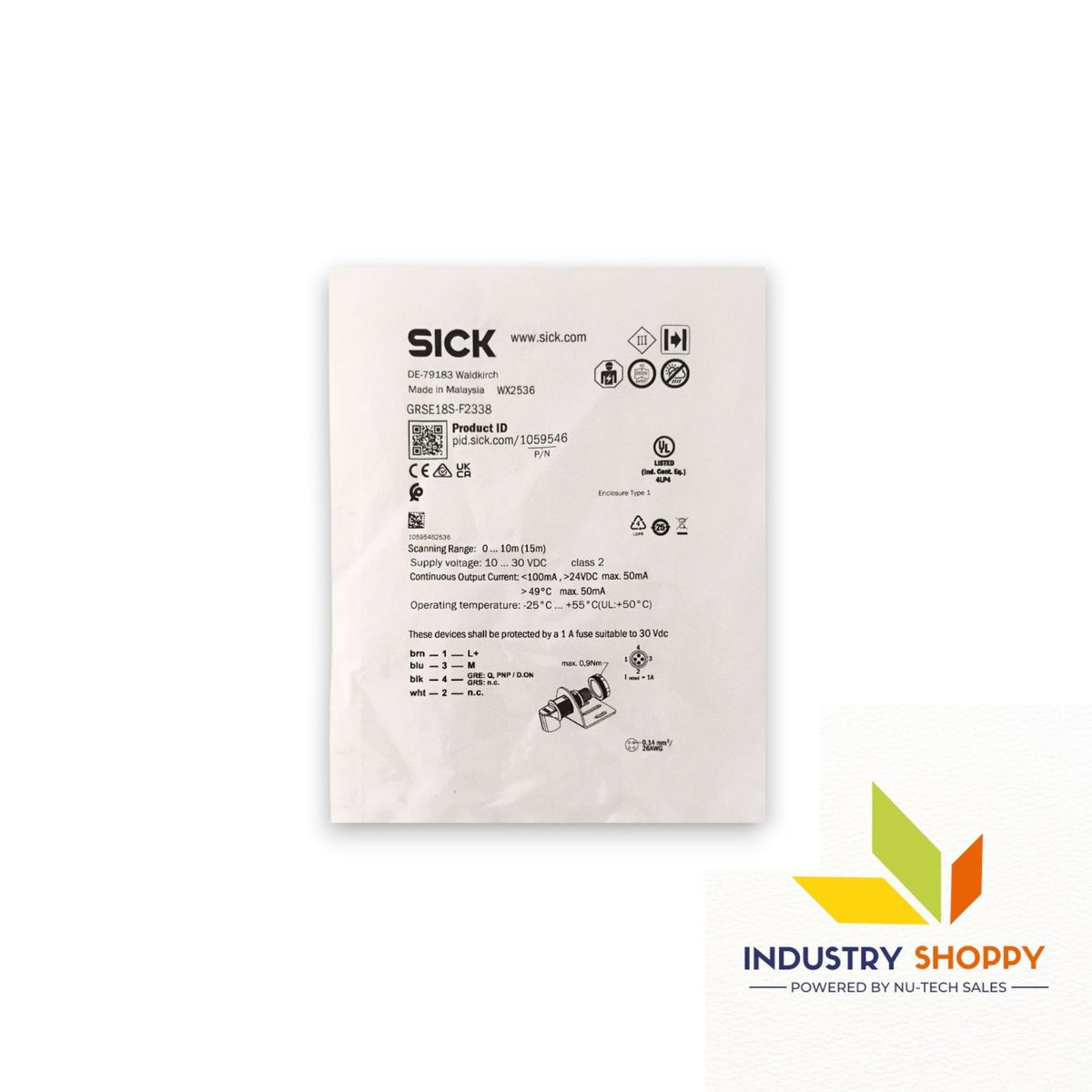 Sick GRSE18S-F2338 Photoelectric Sensor
