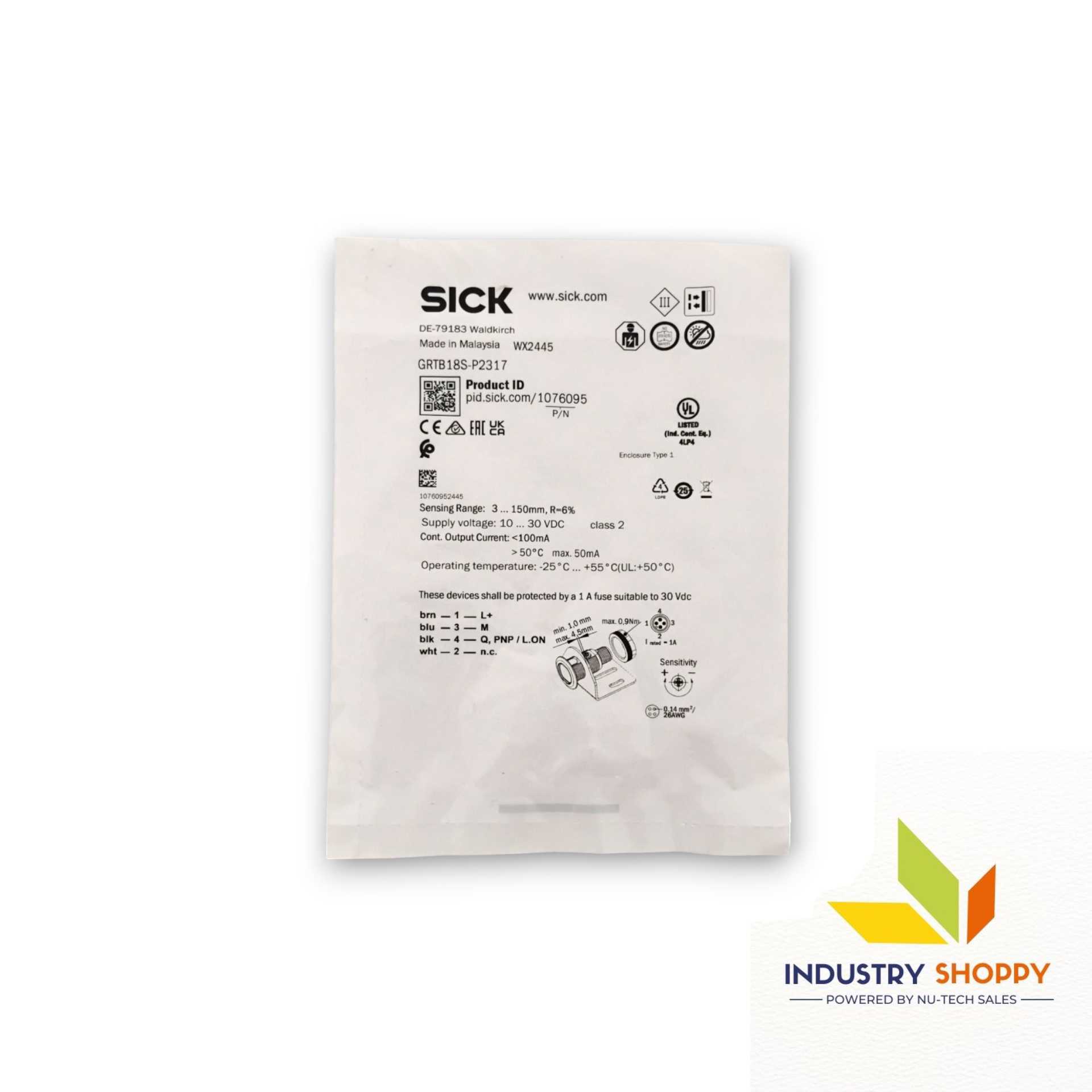 Sick GRTB18S-P2317 Photoelectric Sensor