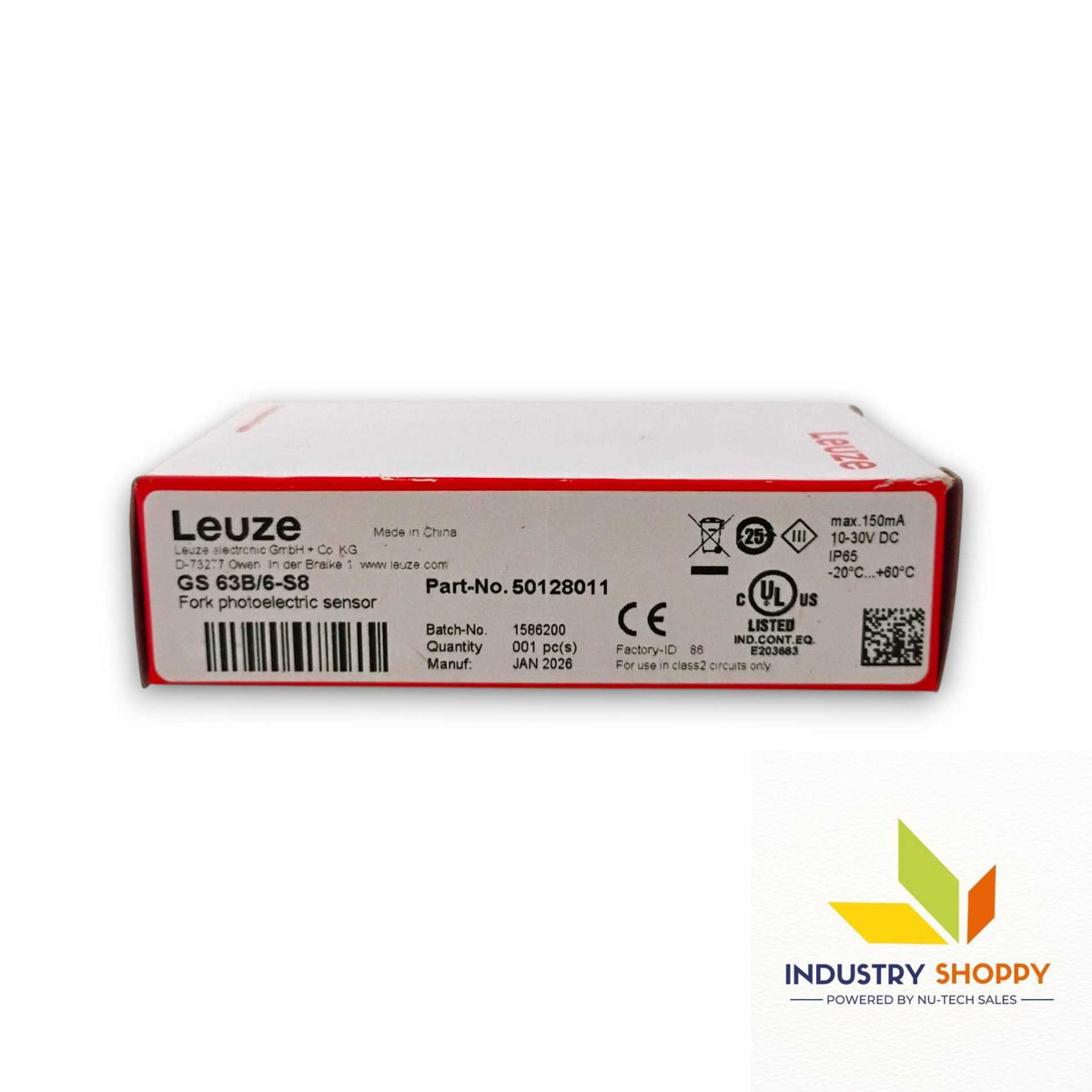 Leuze GS 63B/6-S8 Fork sensor