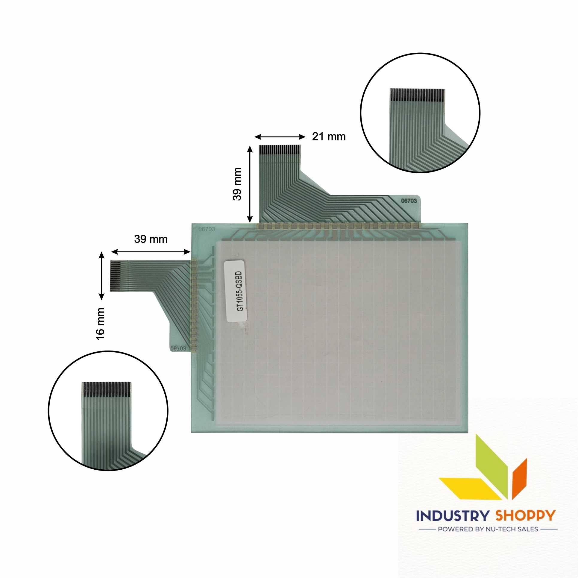 Touch Screen for Mitsubishi GT1055-QSBD HMI Operator Panel