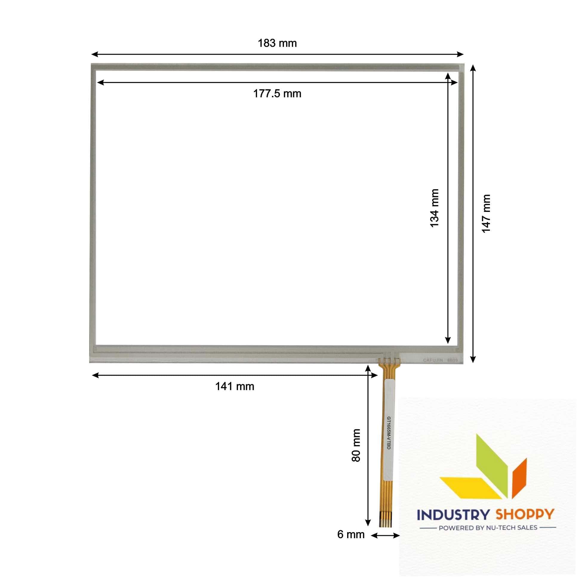 Touch Screen for Mitsubishi GT1665M-VTBD