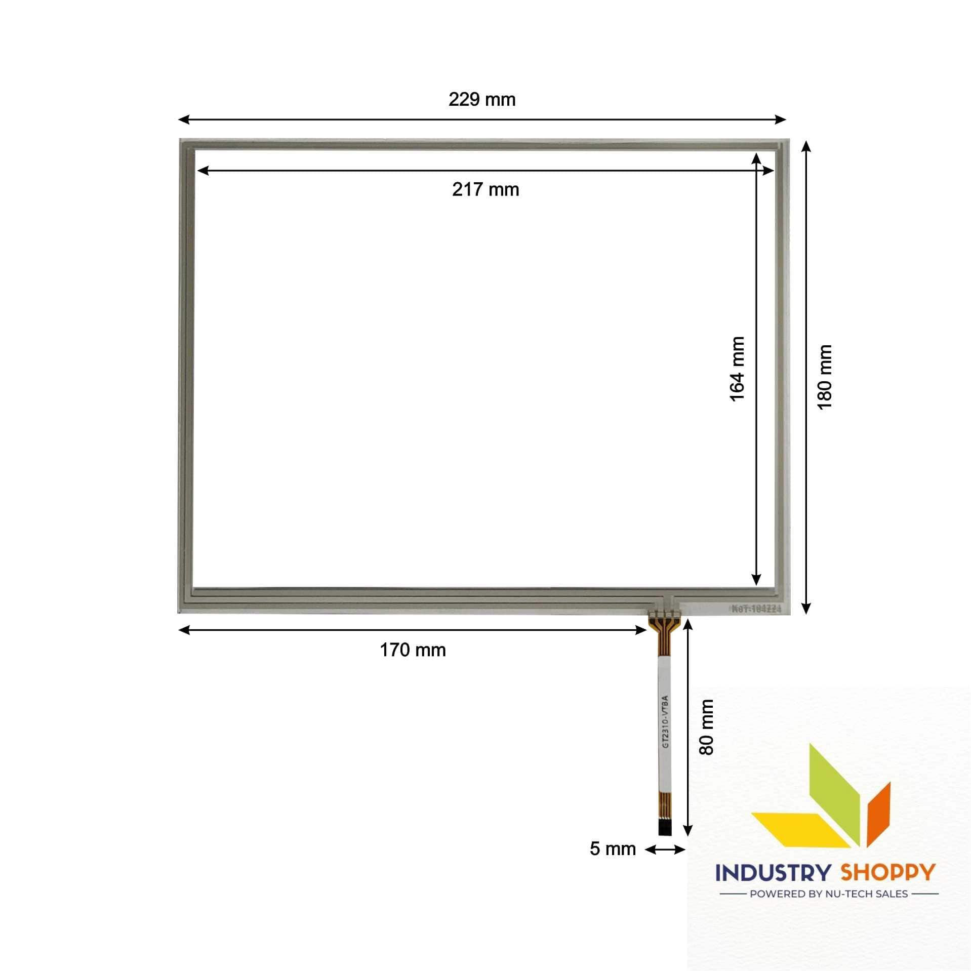 Touch Screen for Mitsubishi GT2310-VTBA HMI Controller