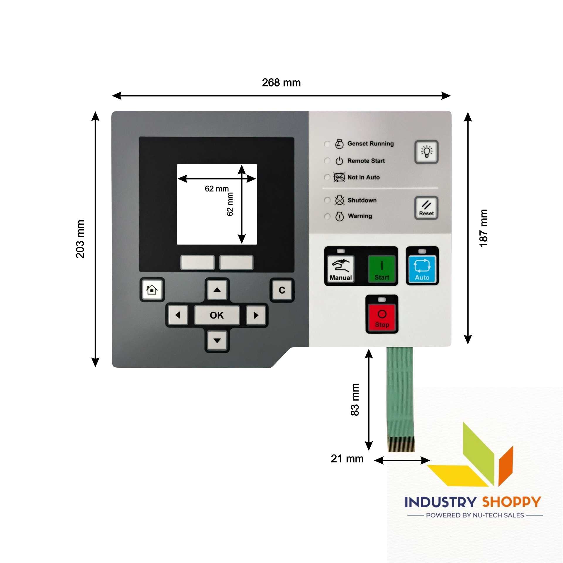 Keypad for CUMMINS HMI220 Controller