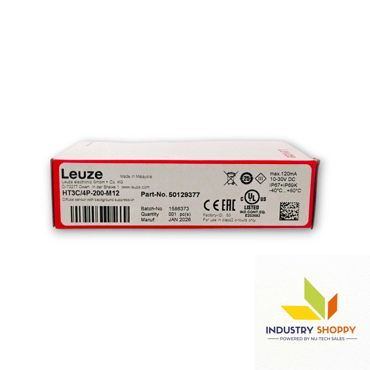 Leuze HT3C/4P-200-M12 Diffuse Sensor