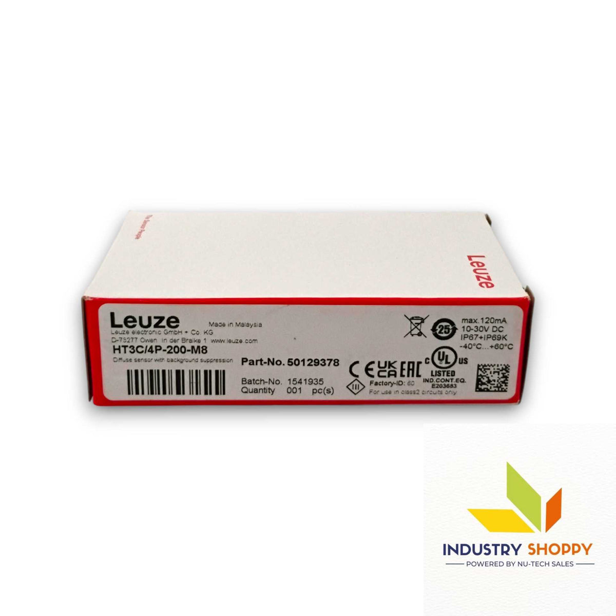 Leuze HT3C/4P-200-M8 Diffuse Sensor