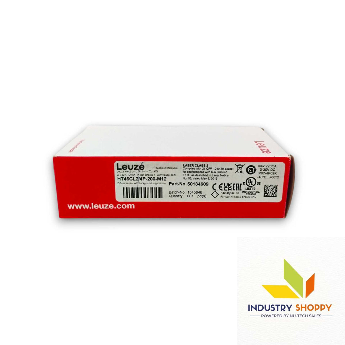 Leuze HT46CL2/4P-200-M12 Diffuse Sensor