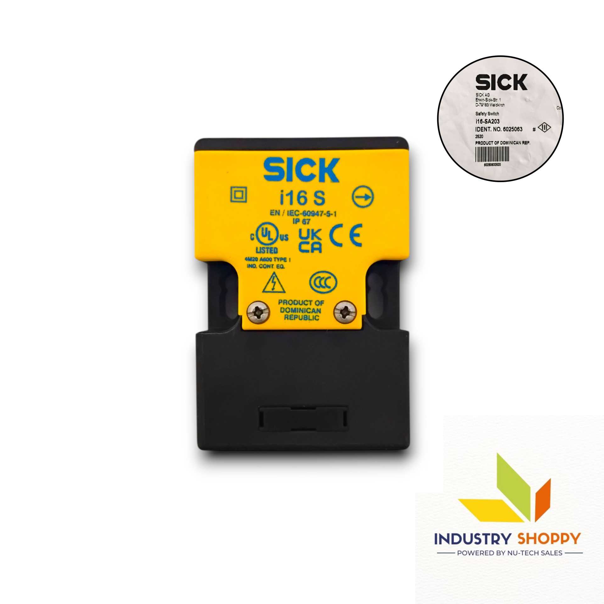 Sick i16-SA203 Safety Door Switch