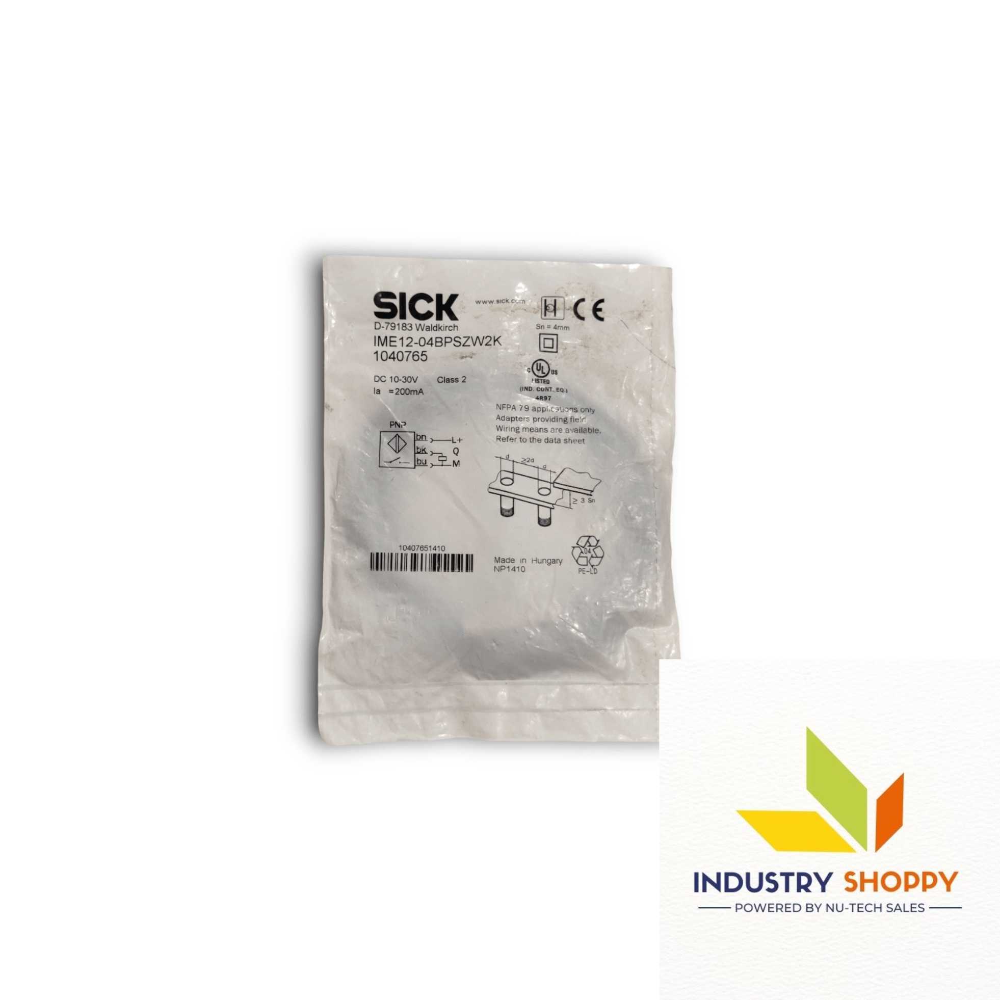 Sick IME12-04BPSZW2K Proximity Sensor