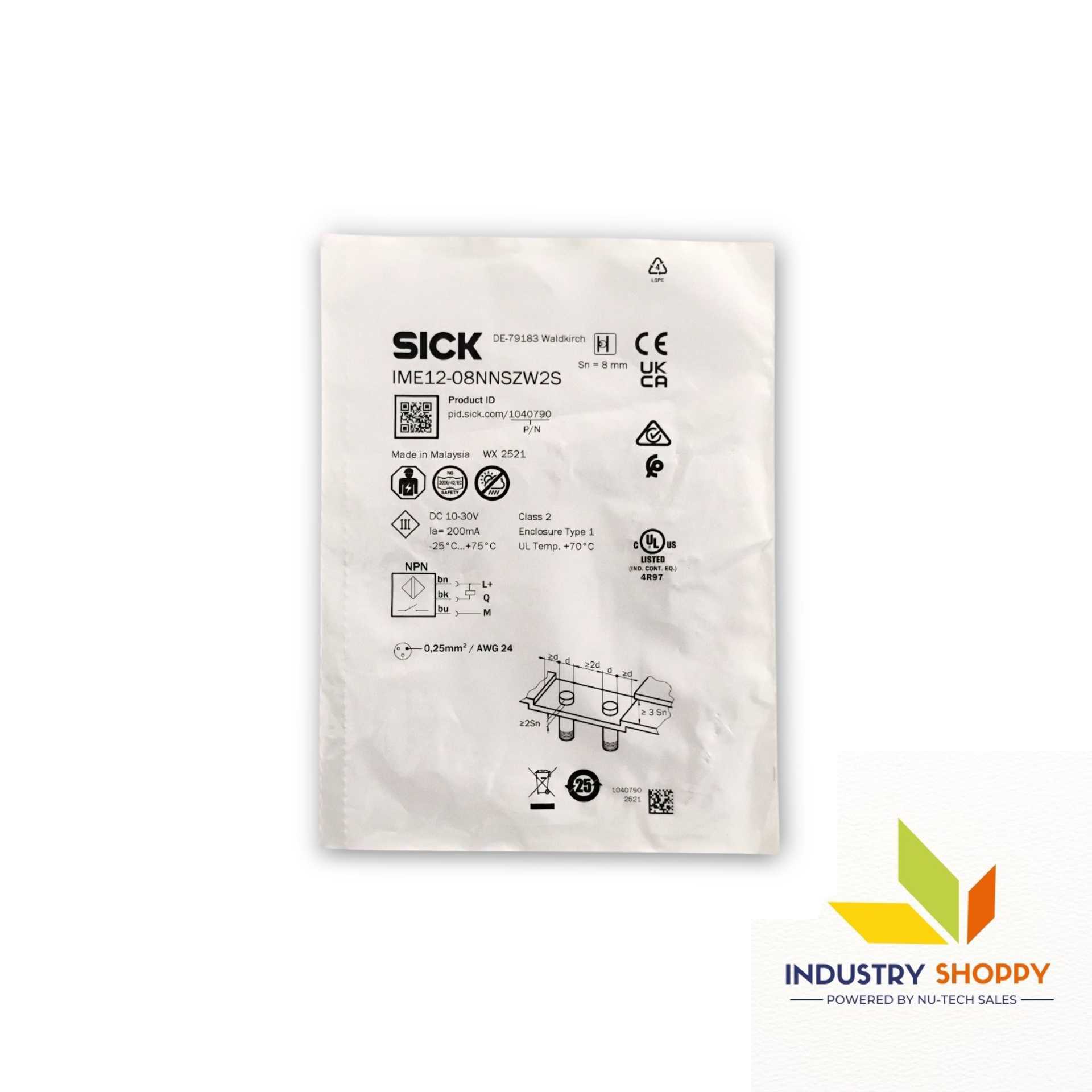 Sick IME12-08NNSZW2S Proximity Sensor