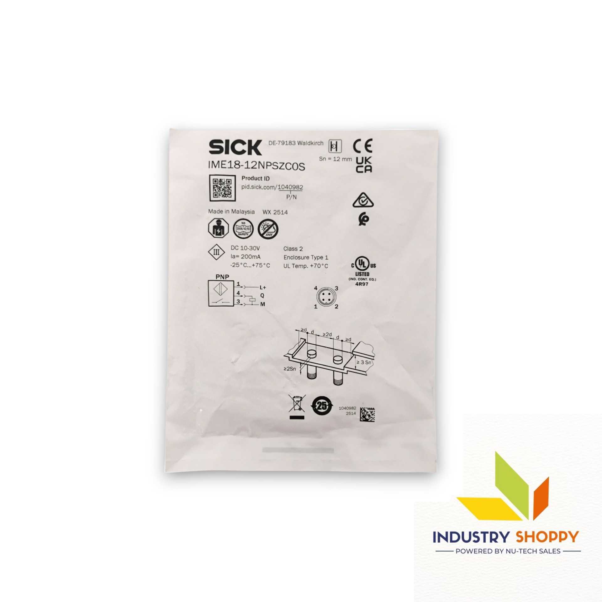 Sick IME18-12NPSZC0S Proximity Sensor