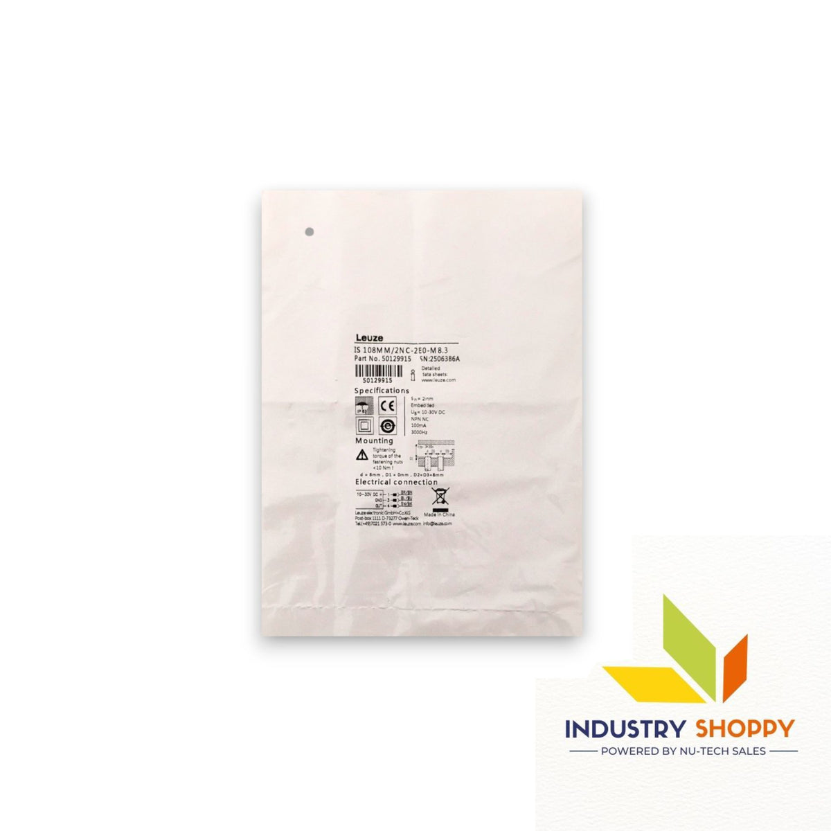 Leuze IS108MM/2NC-2E0-M8.3 Inductive Switch