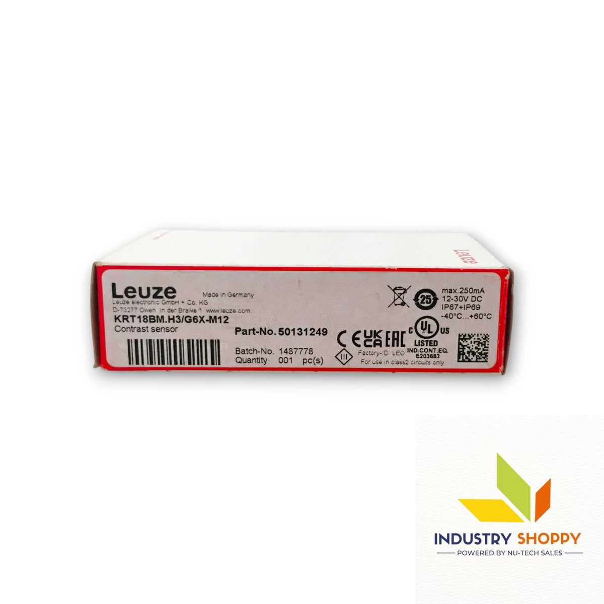 Leuze KRT18BM.H3/G6X-M12 Contrast sensor