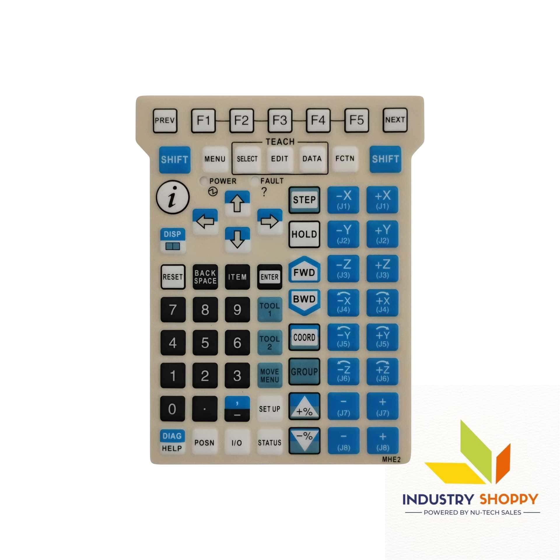 Keysheet for FANUC Teach Pendant MHE2